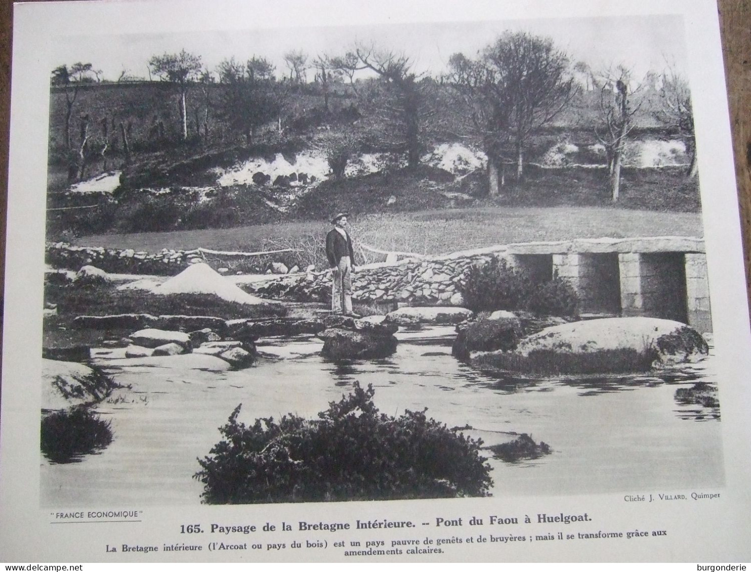 PAYSAGE DE LA BRETAGNE INTERIEURE / PONT DU FAOU A HUELGOAT - Geografia