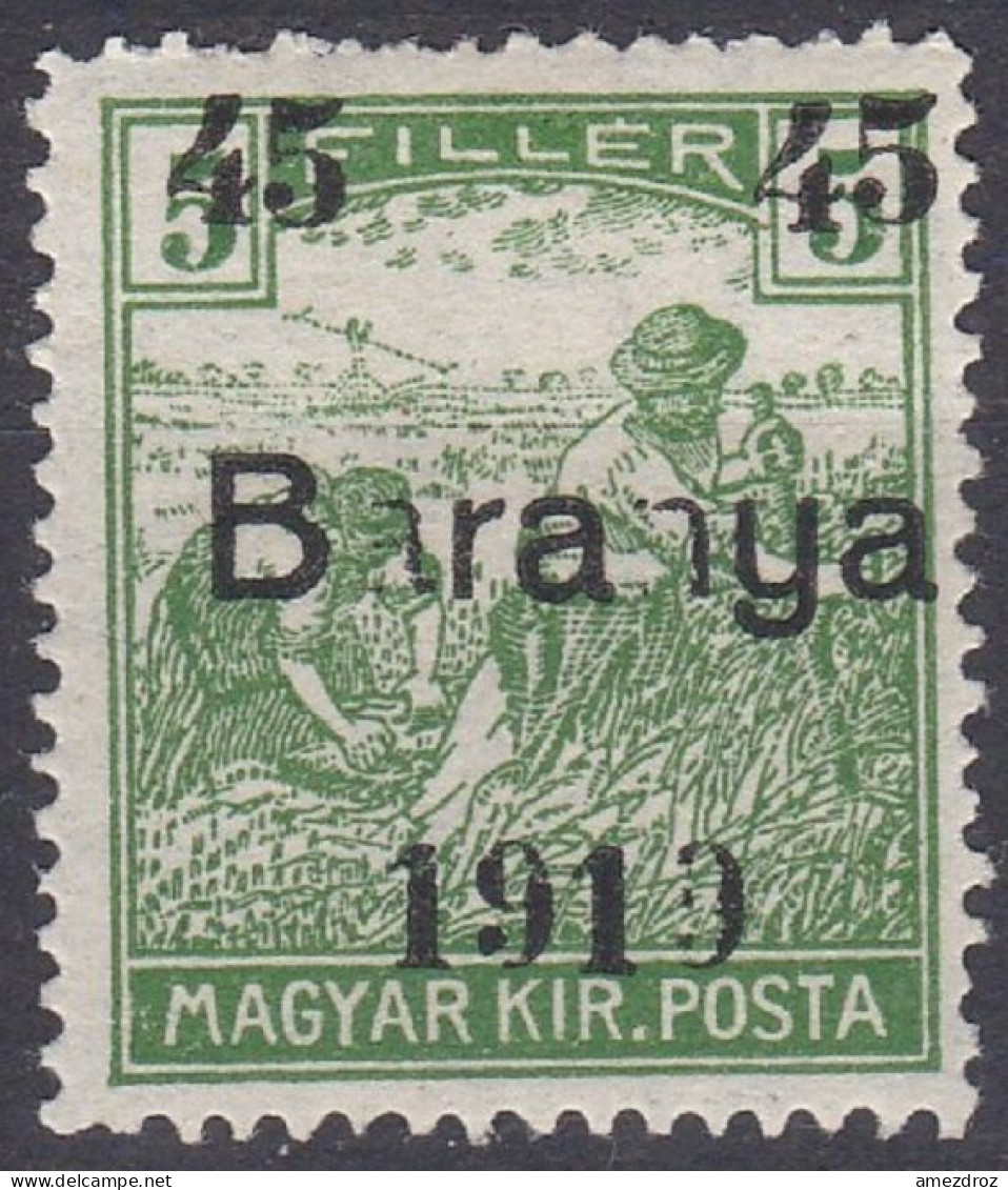 Hongrie Baranya 1919 Mi 40 Moissonneurs    (G6) - Baranya