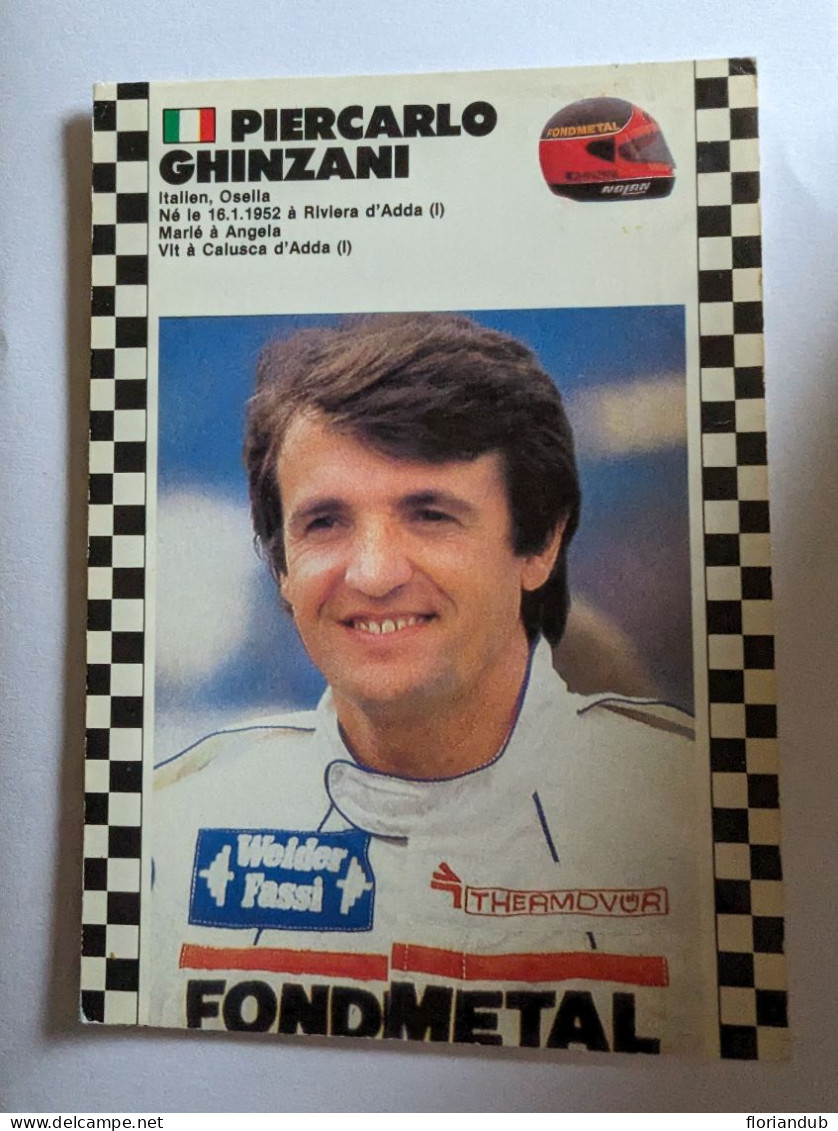CP -  Formule 1 Piercarlo Ghinzani - Grand Prix / F1