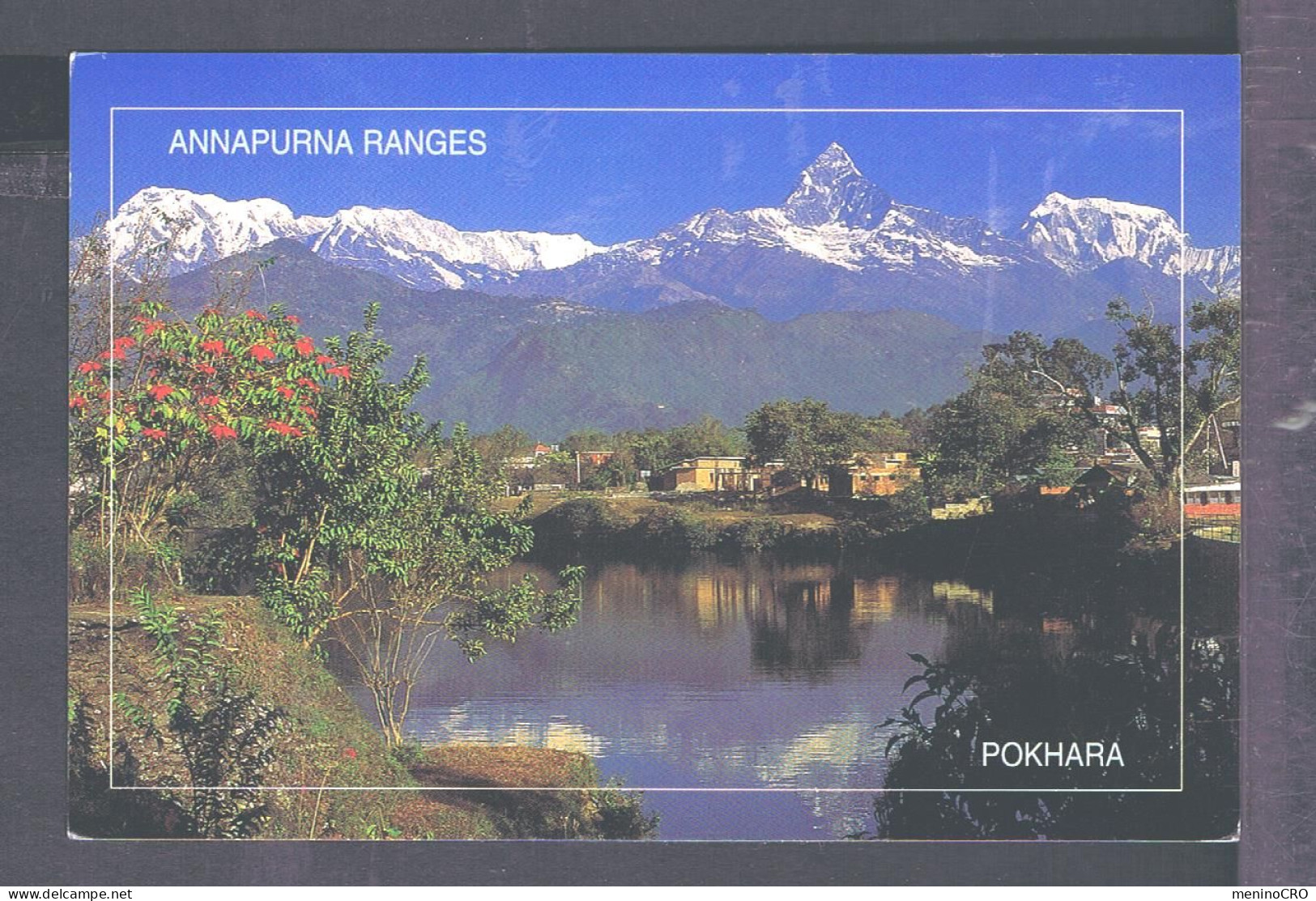 Gc8511 NEPAL "Mont Everest 8848 M" Mountains /The Highest Peak Of The World Tourisme Postcard Annapurna Range Mailed - Autres & Non Classés