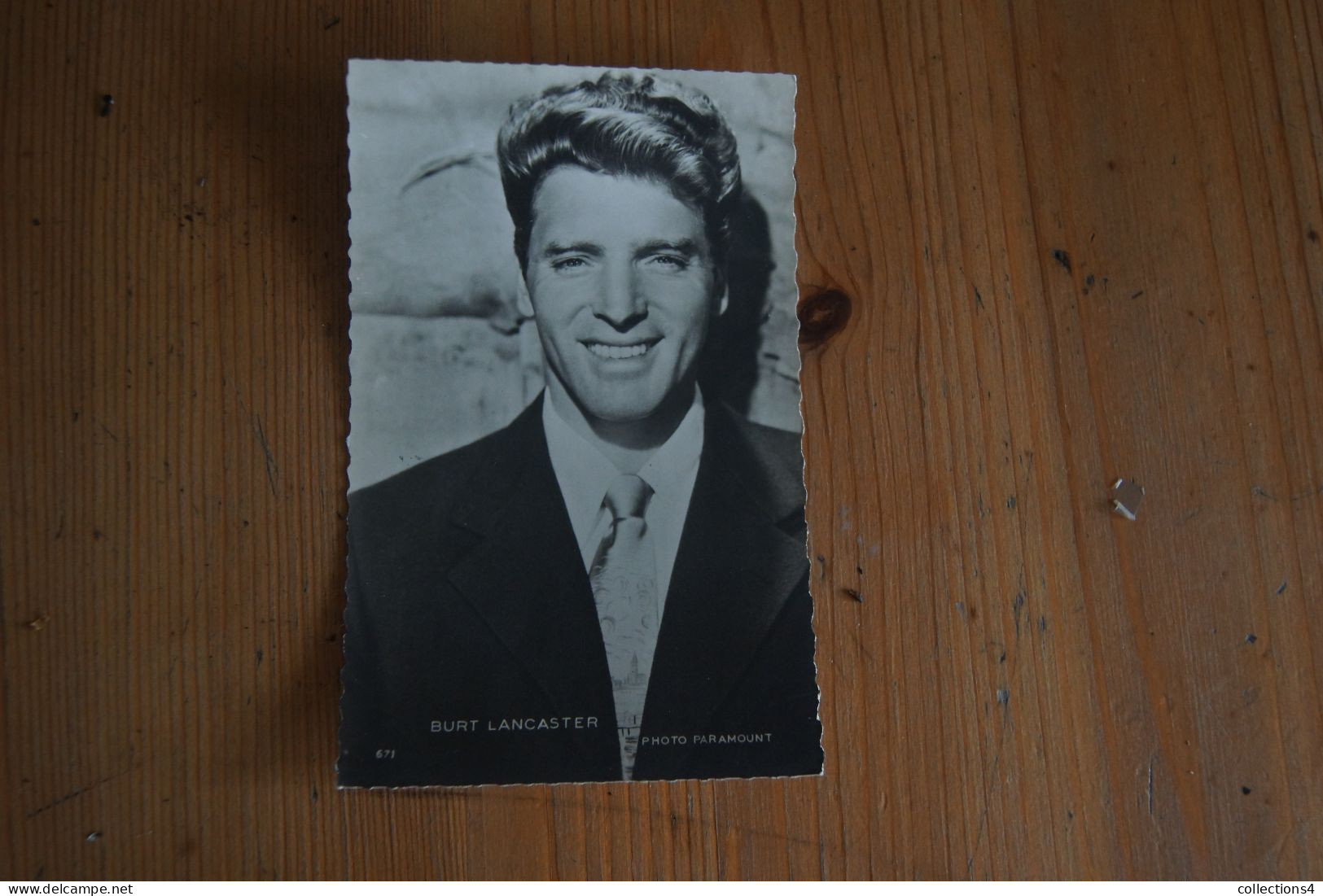 BURT LANCASTER CARTE POSTALE - Altri