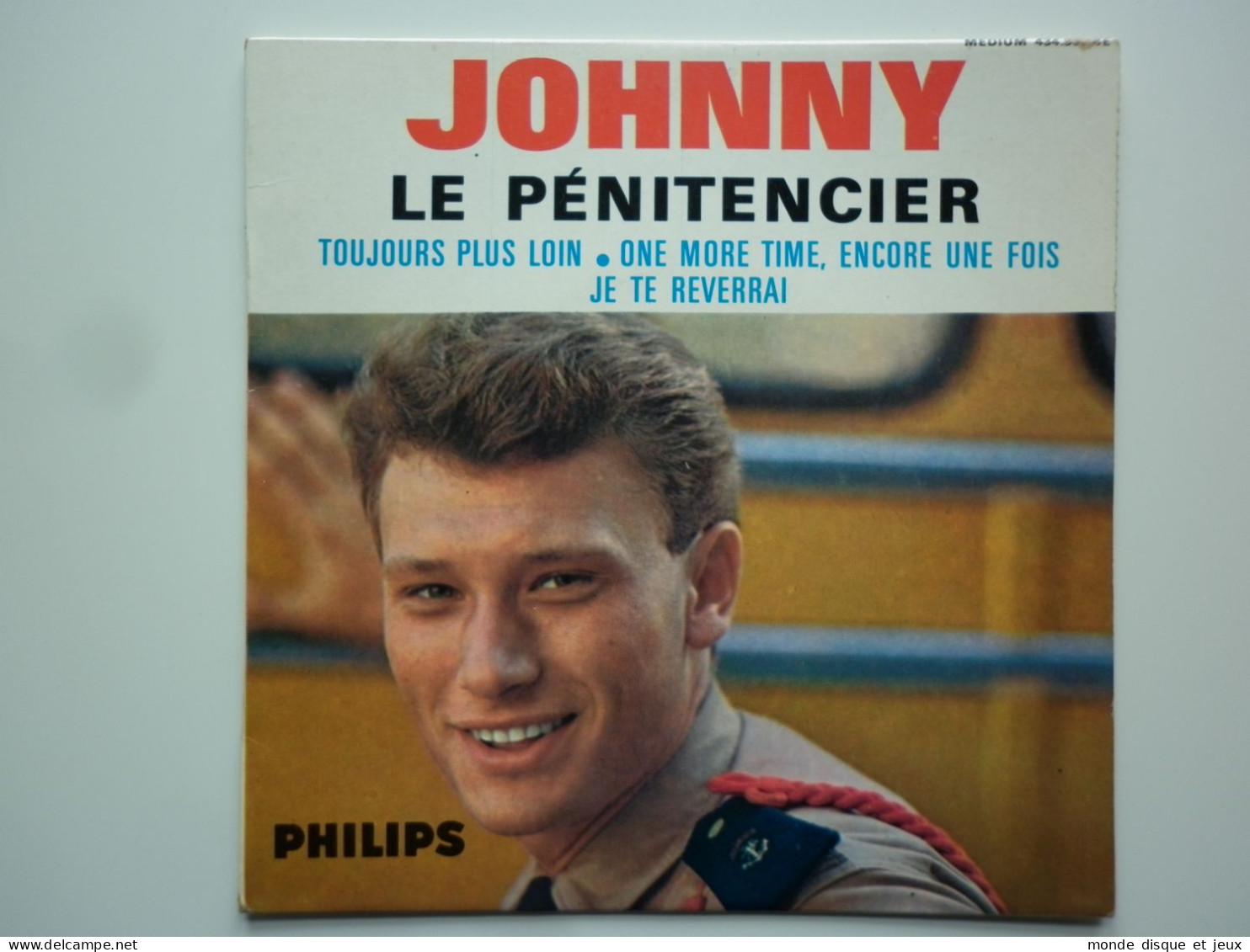 Johnny Hallyday 45Tours EP Vinyle Le Pénitencier Tête à Gauche - 45 Toeren - Maxi-Single
