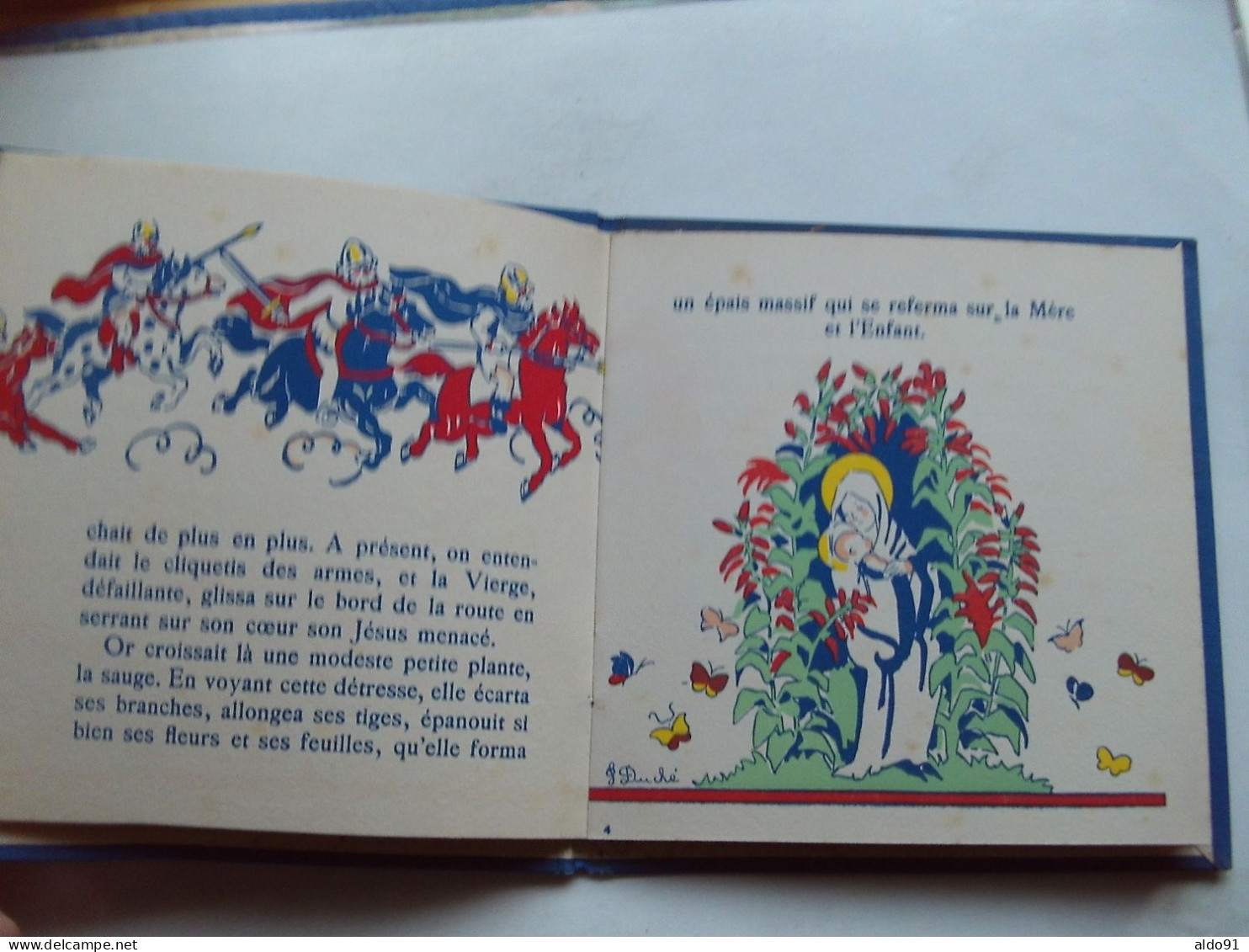 (Maison MAME - 1938) -  Les Fleurs du Bon Dieu, par Jacqueline Duché (légendes contées et illustrées).......voir scans