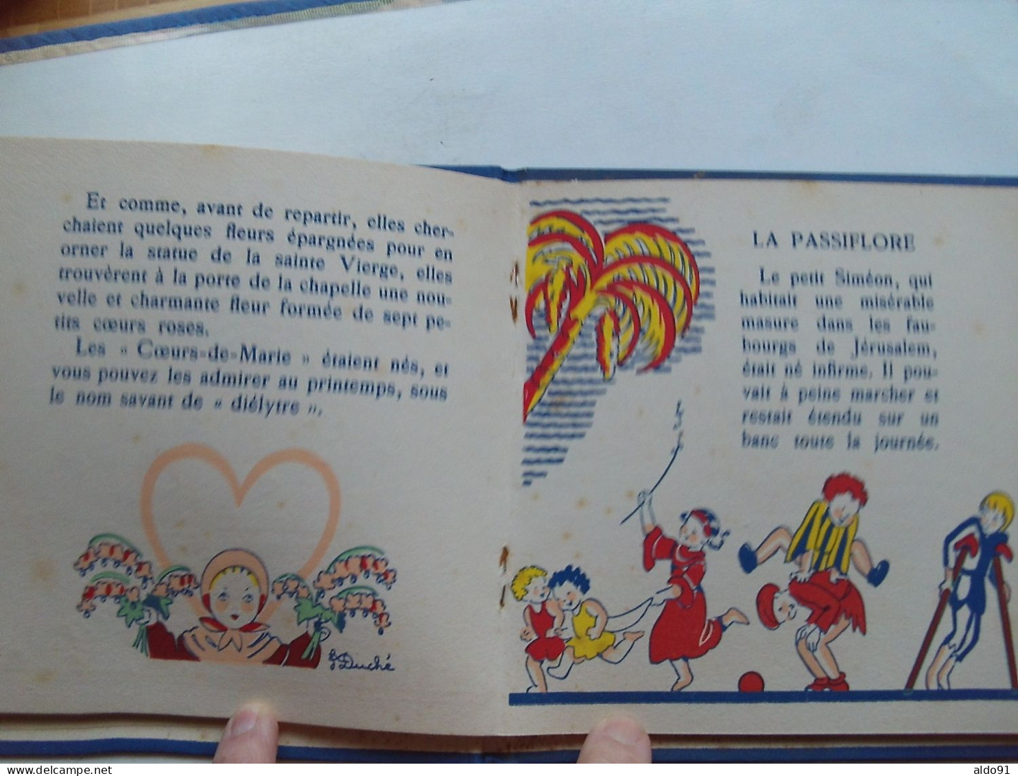 (Maison MAME - 1938) -  Les Fleurs du Bon Dieu, par Jacqueline Duché (légendes contées et illustrées).......voir scans