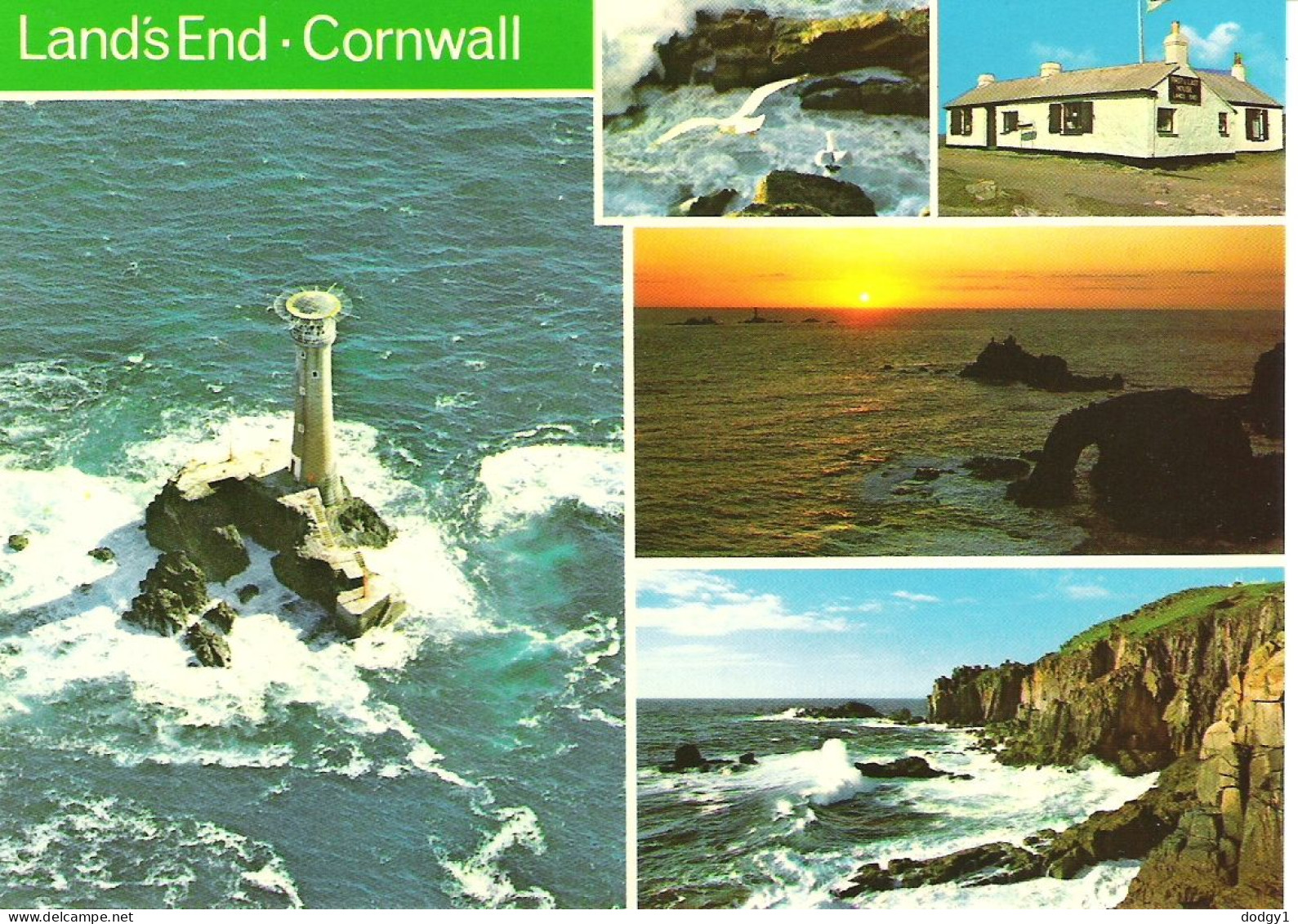 SCENES FROM LANDS END, CORNWALL UNUSED POSTCARD Ms5 - Land's End