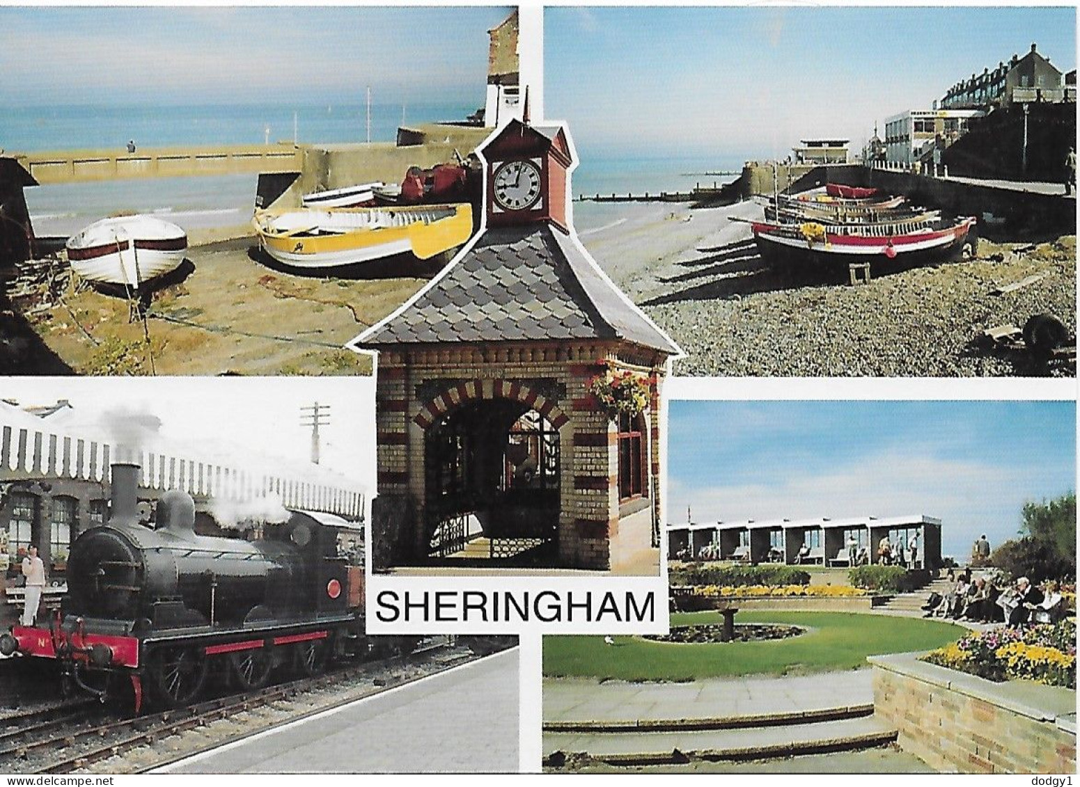 SCENES FROM SHERINGHAM, NORFOLK, ENGLAND UNUSED POSTCARD Ms5 - Sonstige & Ohne Zuordnung