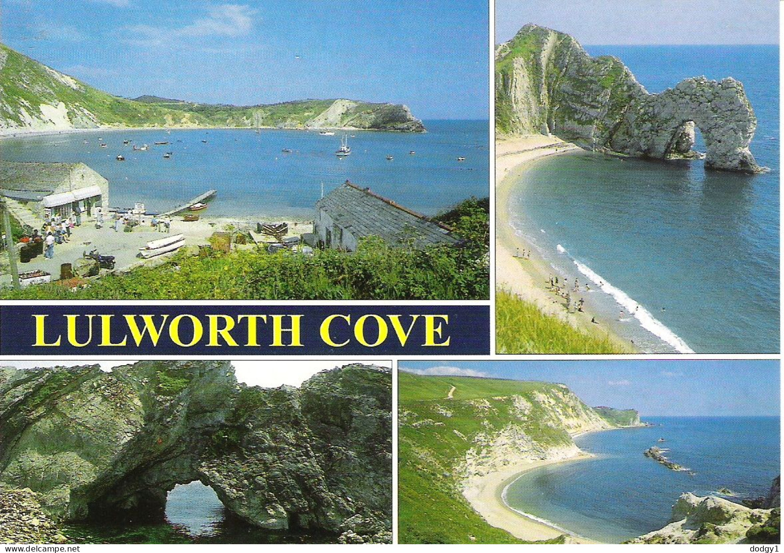 SCENES FROM LULWORTH COVE, DORSET, ENGLAND. UNUSED POSTCARD Ms5 - Swanage