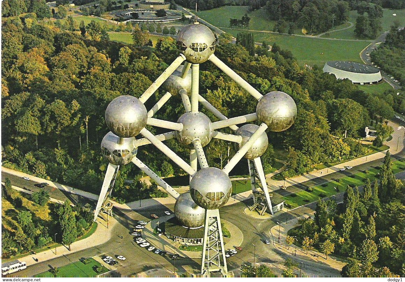 THE ATOMIUM, BRUSSELS, BELGIUM. UNUSED POSTCARD Ms5 - Exposiciones Universales