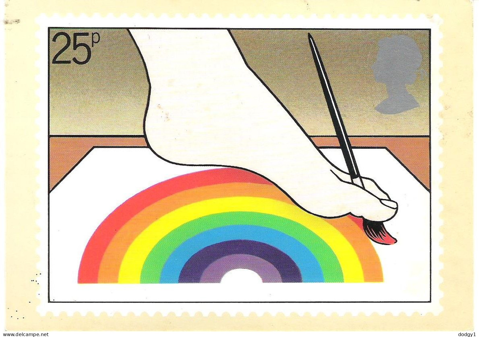 POST CARD 25p INTERNATIONAL YEAY OF THE CHILD. 1981 GREAT BRITAIN. UNUSED POSTCARD Ms5 - Cartes-Maximum (CM)