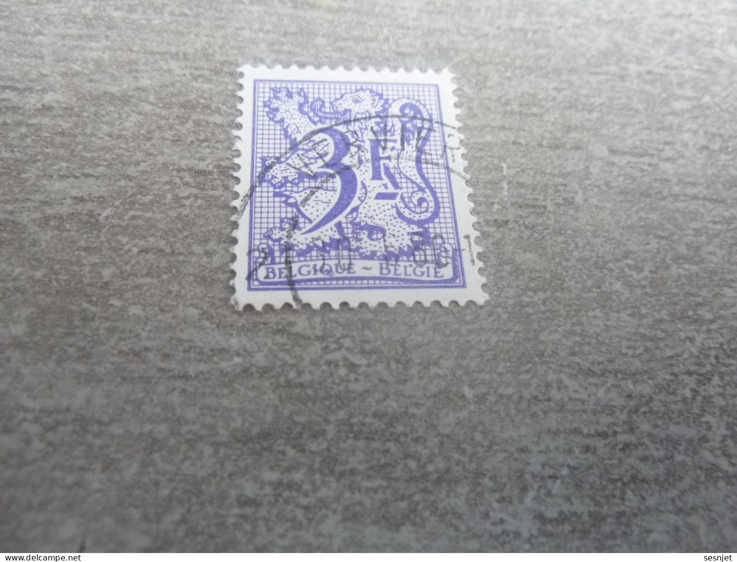 Belgique - Lion - 3f. - Violet - Oblitéré - Année 1950 - - Used Stamps