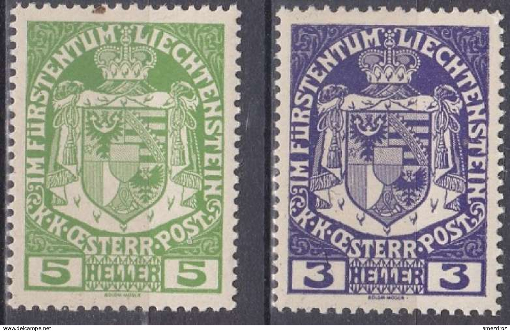 Liechtenstein 1917 - NMH ** Armes Nationales (J5) - Ongebruikt