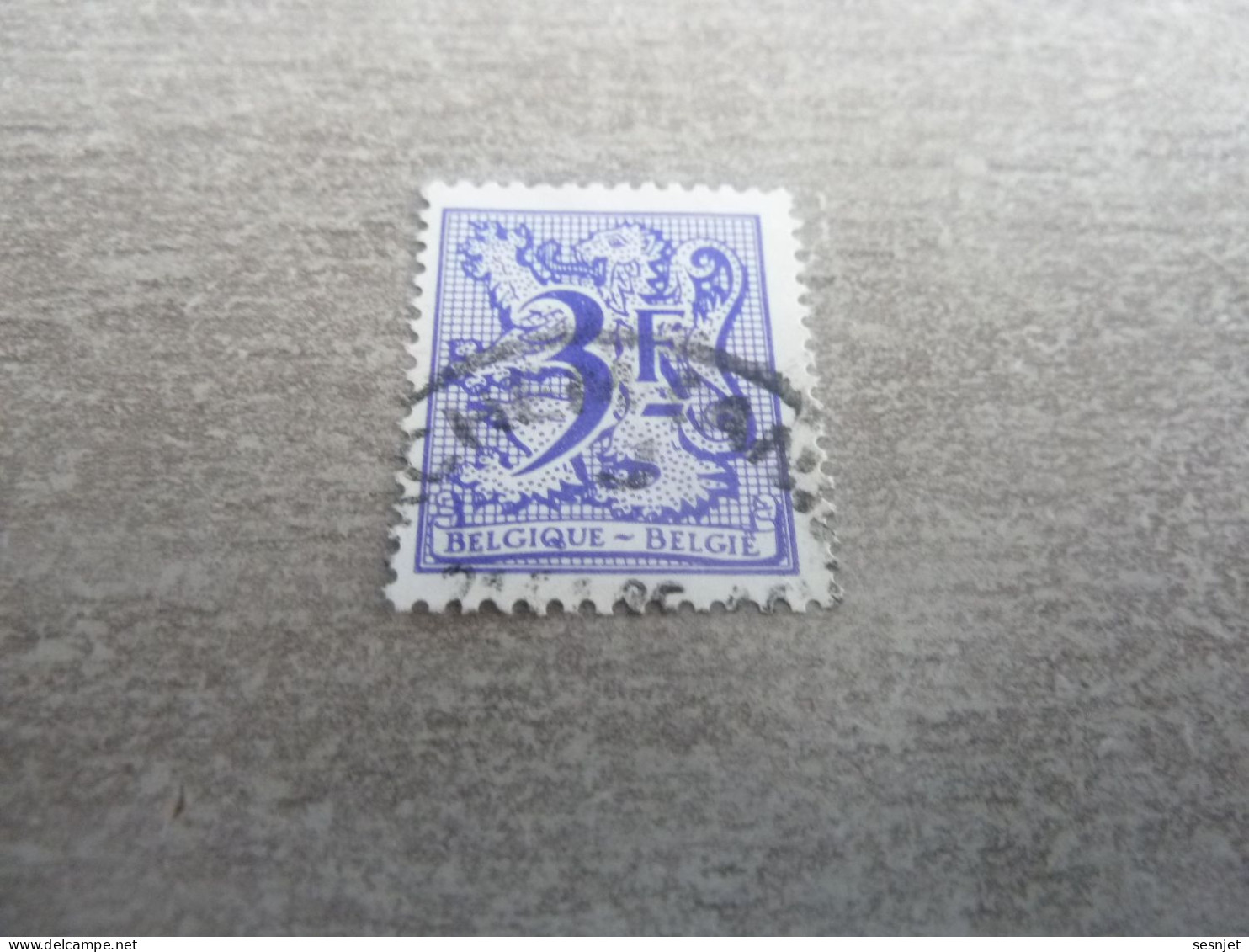 Belgique - Lion - 3f. - Violet - Oblitéré - Année 1950 - - Used Stamps
