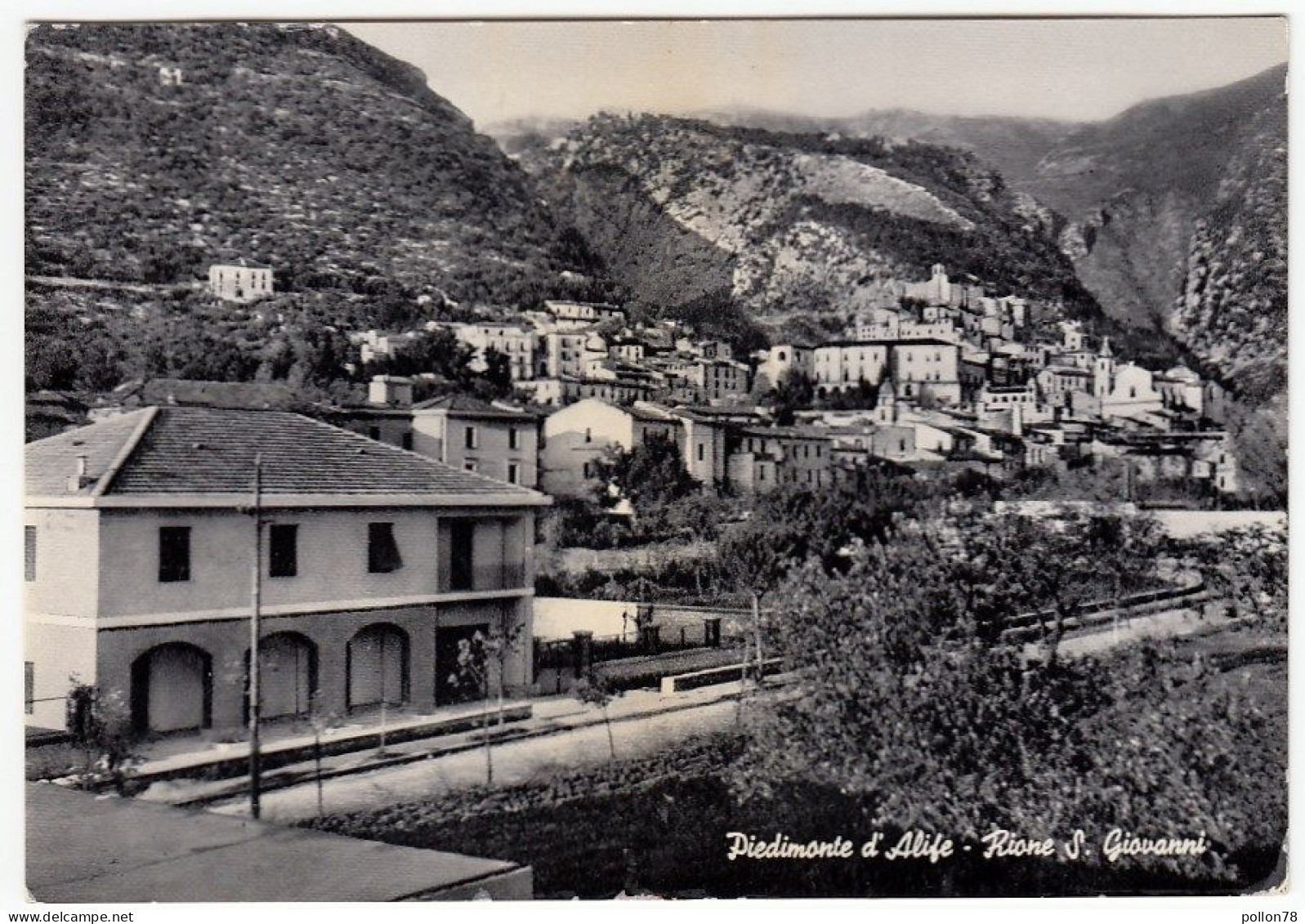 PIEDIMONTE D'ALIFE - RIONE SAN GIOVANNI - CASERTA - 1957 - Caserta