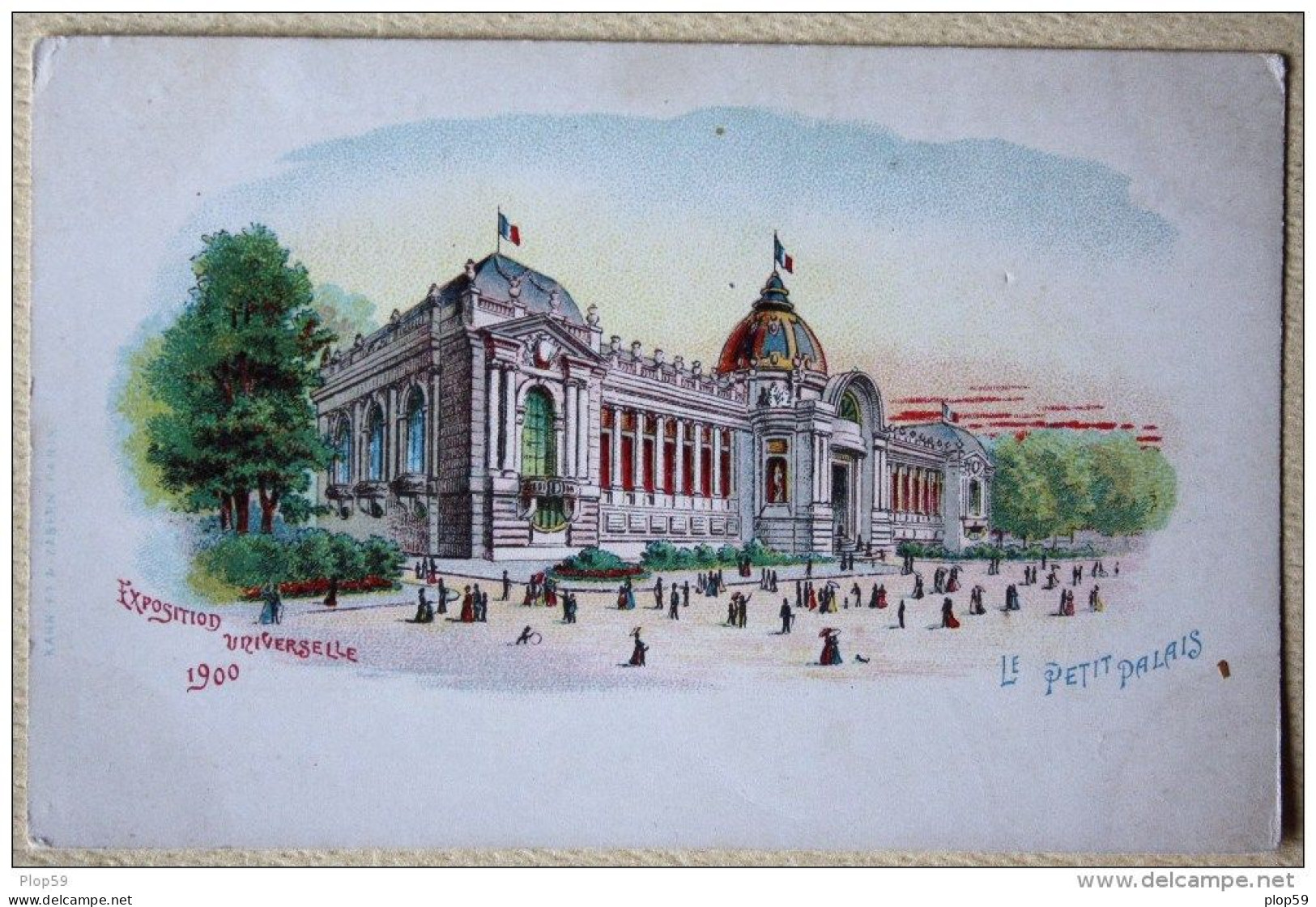 Cpa Ak Pk Champagne Mercier /exposition Universelle De 1900 Le Petit Palais - Werbepostkarten
