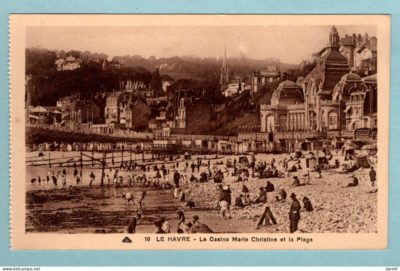 CP 76 - Le Havre -  Le Casino Marie Christine Et La Plage - Portuario