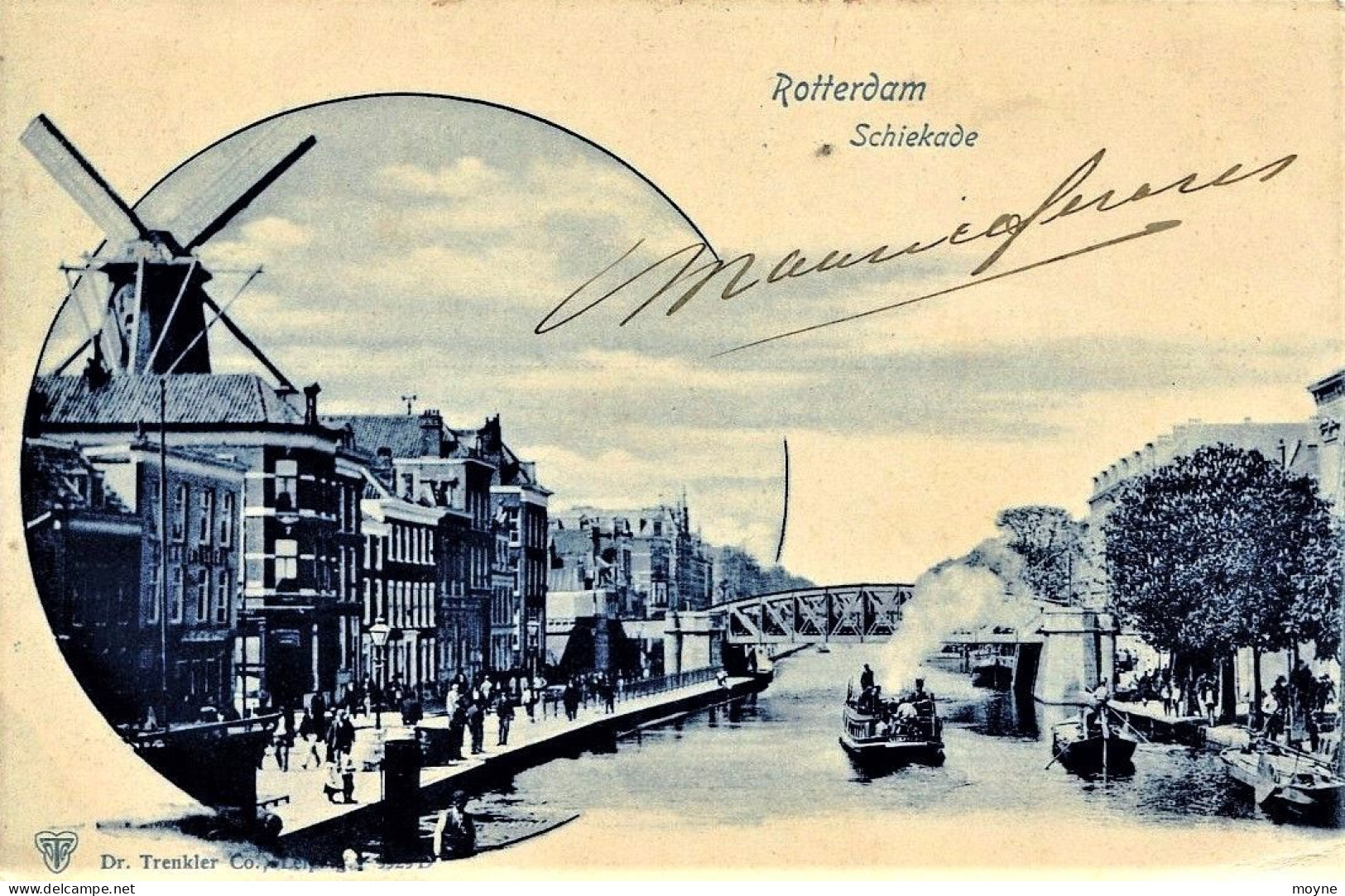 1900 - Pays Bas -  ZUID -  HOLLAND -  ROTTERDAM :  SCHIEKADE   - Circulée En      1901 - Rotterdam