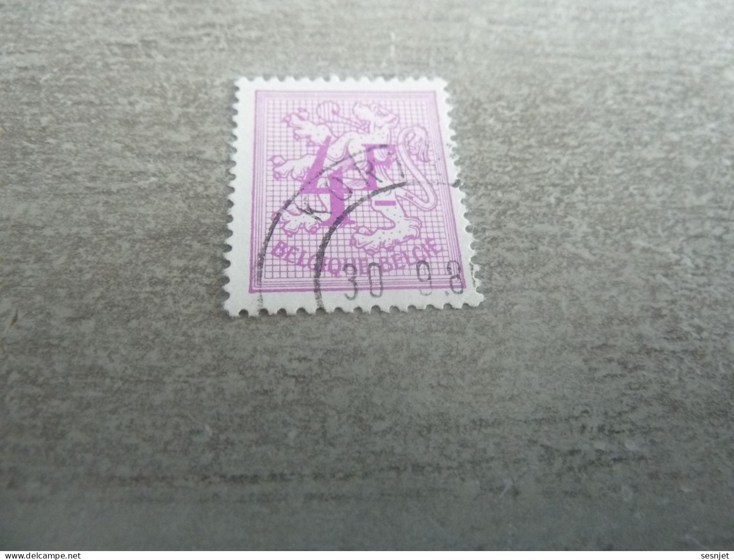 Belgique - Lion - 4f. - Rose - Oblitéré - Année 1950 - - Used Stamps