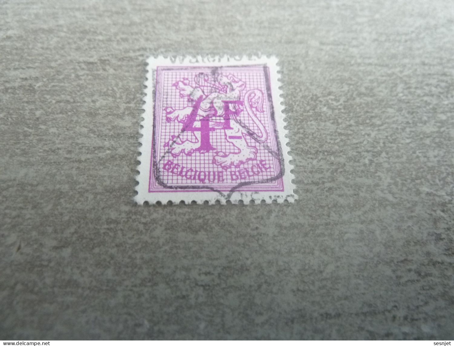 Belgique - Lion - 4f. - Rose - Oblitéré - Année 1950 - - Used Stamps