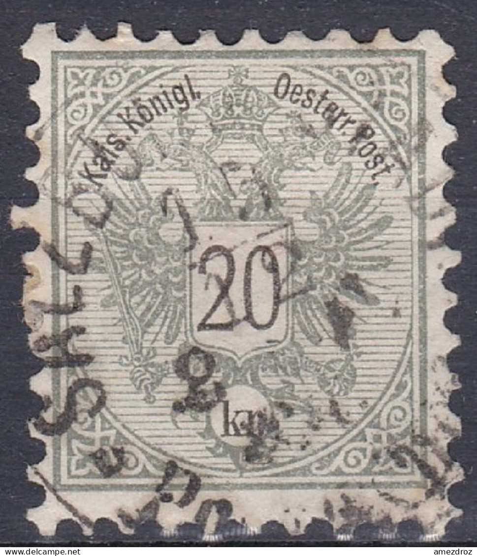 Autriche 1883 - Armoiries - Inscriptions En Noir Perf 9½ (K3) - Used Stamps