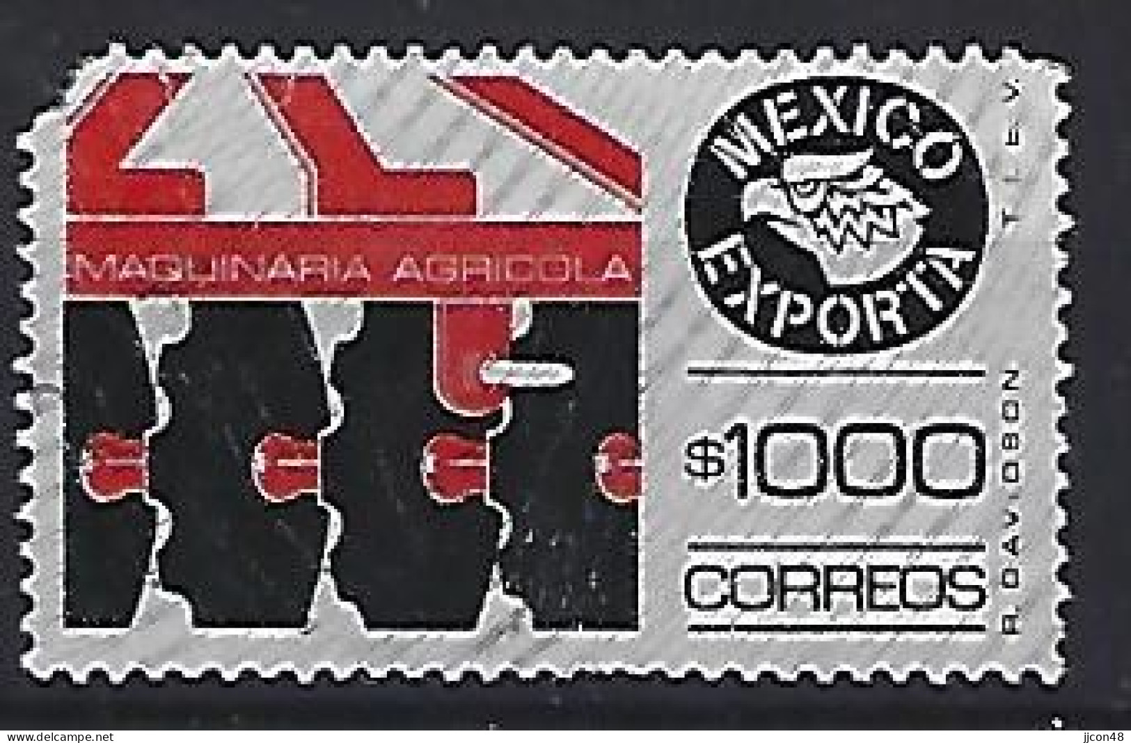 Mexico 1988-92  Exports (o) Mi.2077 X   (issued 1989) - Messico