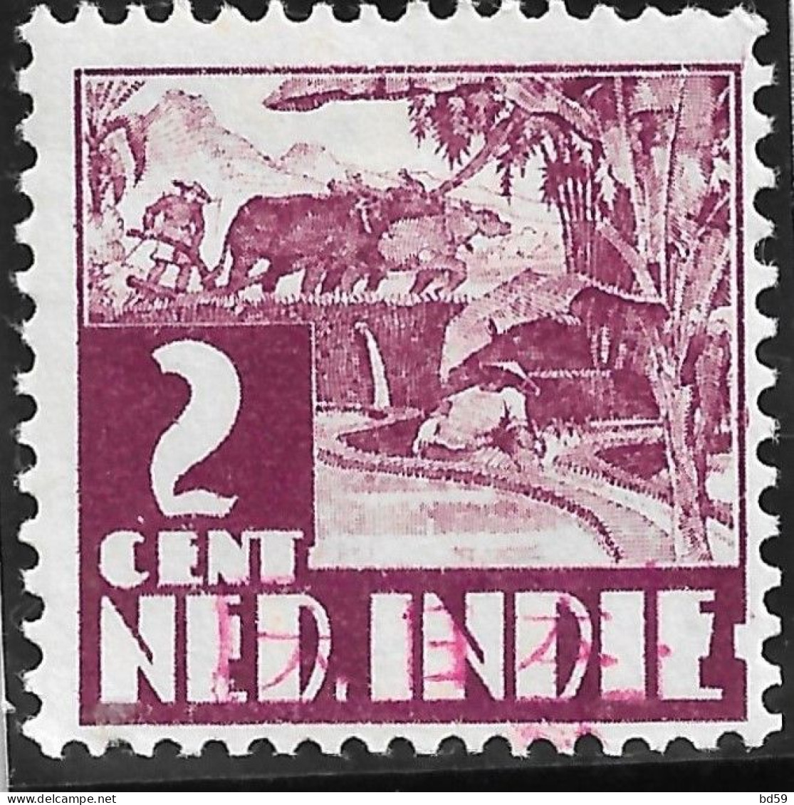 Indes Néerlandaises Occupation Japonaise Surcharge De SUMATRA CÔTE ORIENTALE - Niederländisch-Indien