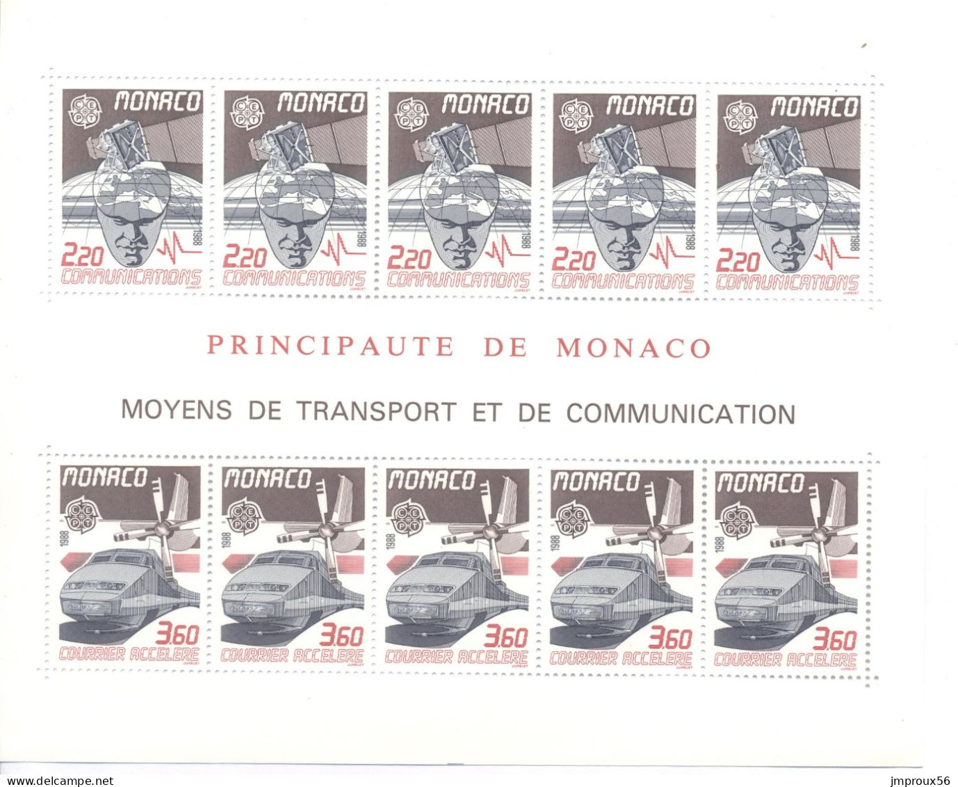 BF41 Moyens De Transport Et De Communication - Blocks & Sheetlets