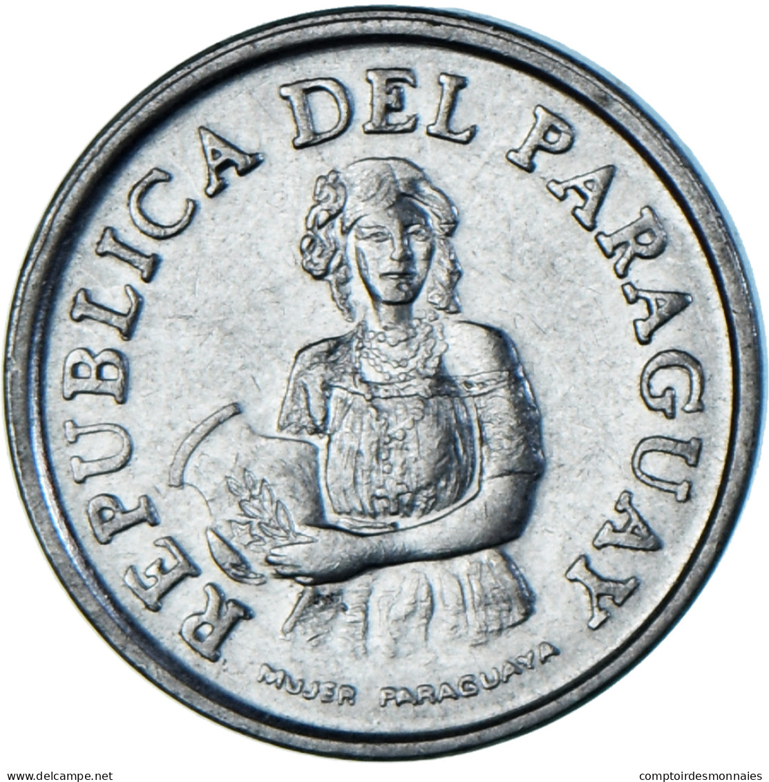 Monnaie, Paraguay, 5 Guaranies, 1975 - Paraguay