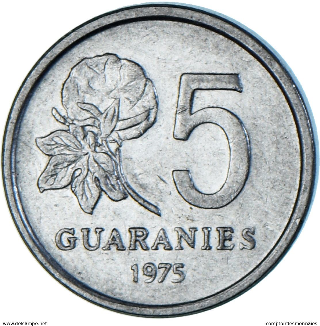 Monnaie, Paraguay, 5 Guaranies, 1975 - Paraguay