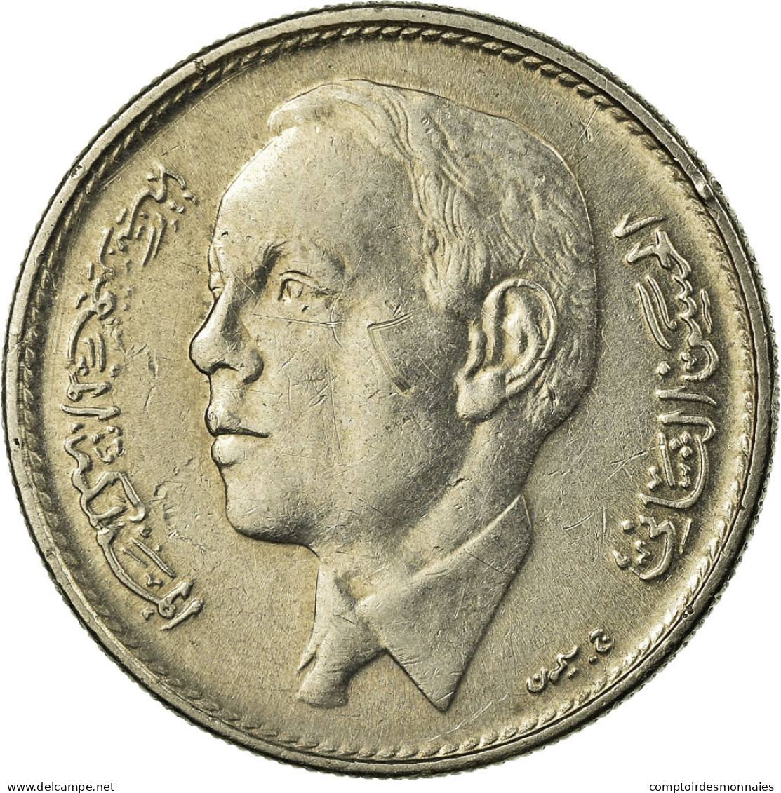 Monnaie, Maroc, Al-Hassan II, Dirham, 1965/AH1384, Paris, TTB, Nickel, KM:56 - Marruecos