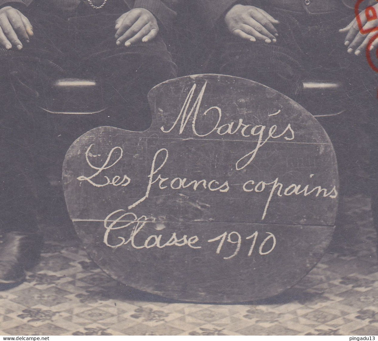 Fixe Drôme Margès Les Conscrits De La Classe 1910 Beau Format Excellent état J Jacquet St Donat - Guerre, Militaire