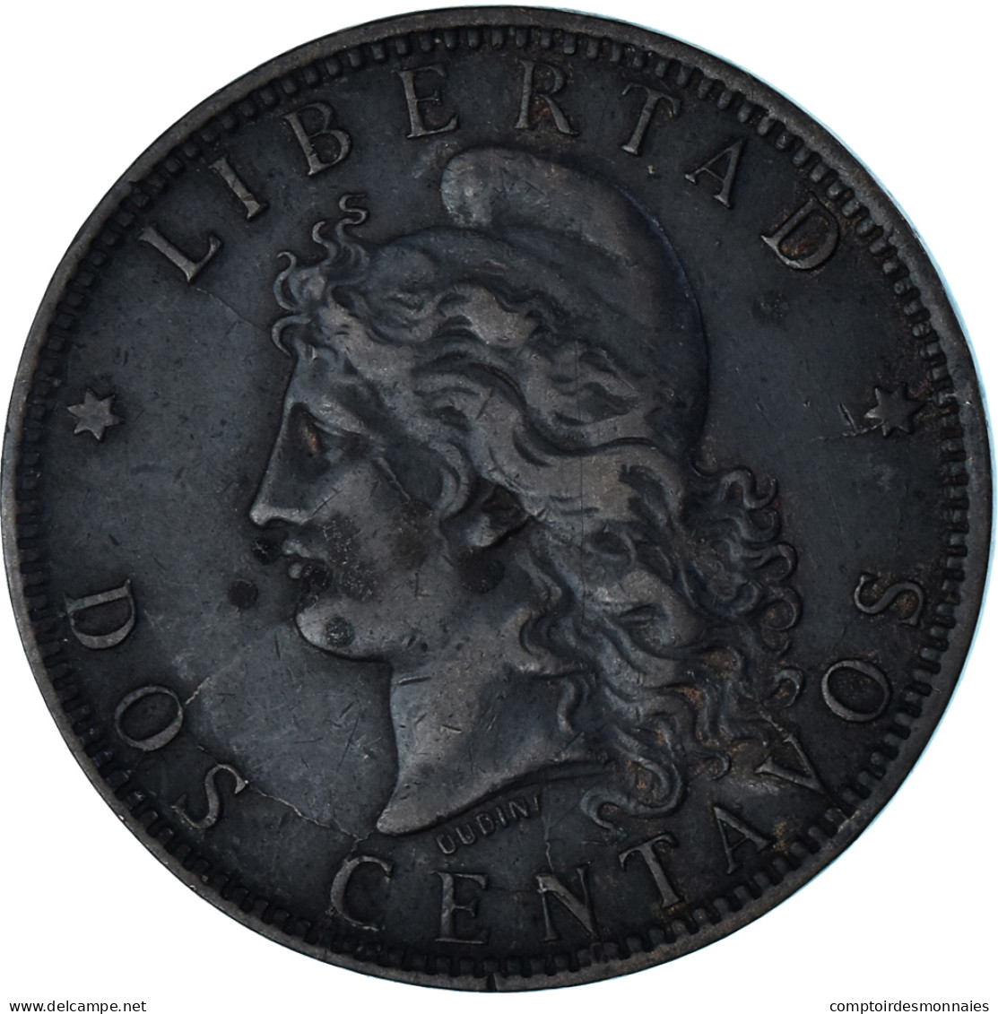 Monnaie, Argentine, 2 Centavos, 1893 - Argentinië