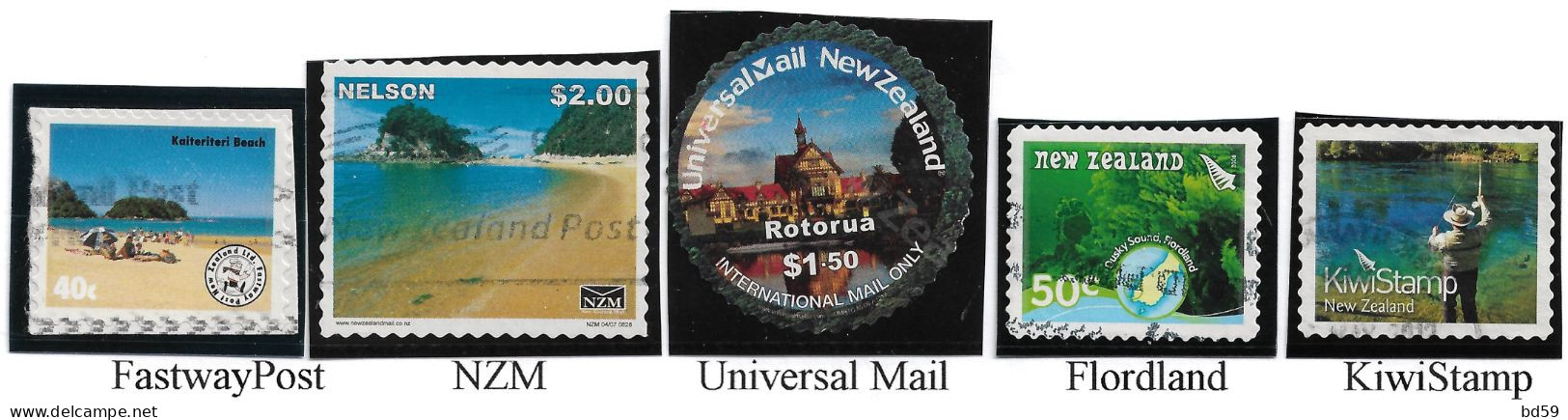 NOUVELLE-ZELANDE NEW-ZEALAND Ensemble De Postes Privées - Used Stamps