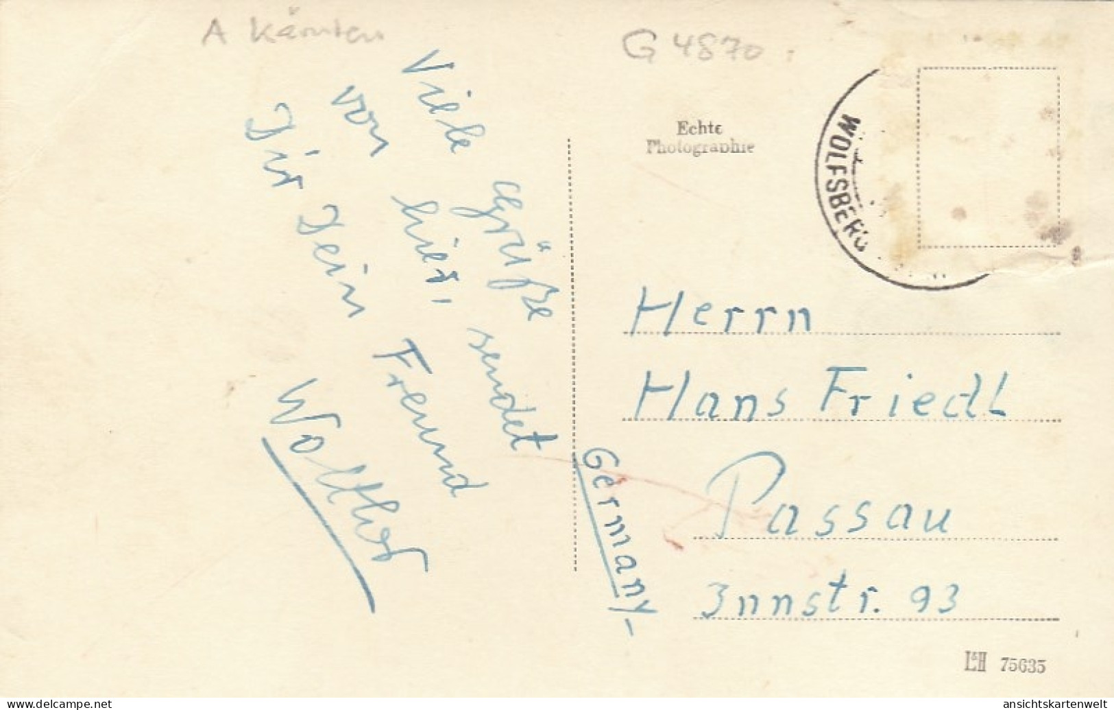 Wolfsberg, Kärnten, Mehrbildkarte Glum 1950? #G4870 - Autres & Non Classés