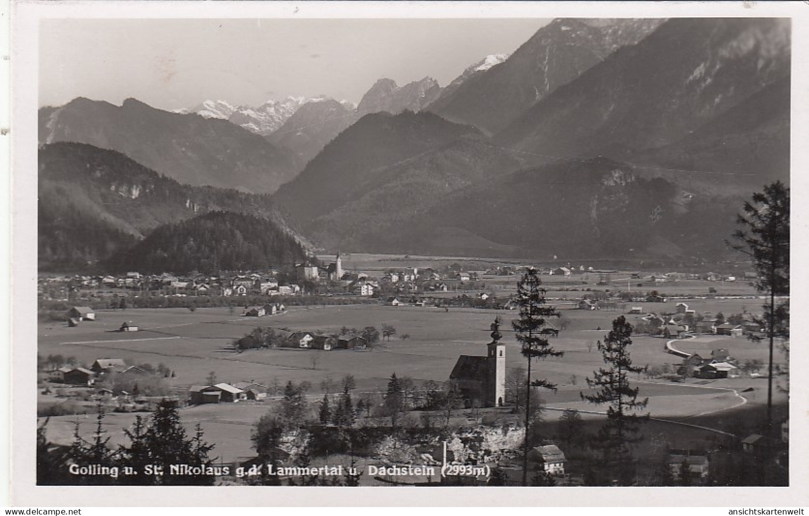 Golling U. St.Nikolaus G.d.Lammertal U.Dachstein Gl1944 #G4881 - Autres & Non Classés