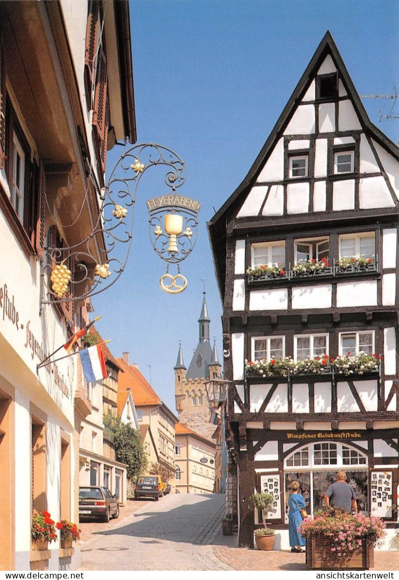 Bad Wimpfen Salzgasse Mit Blauem Turm Ngl #170.602 - Autres & Non Classés