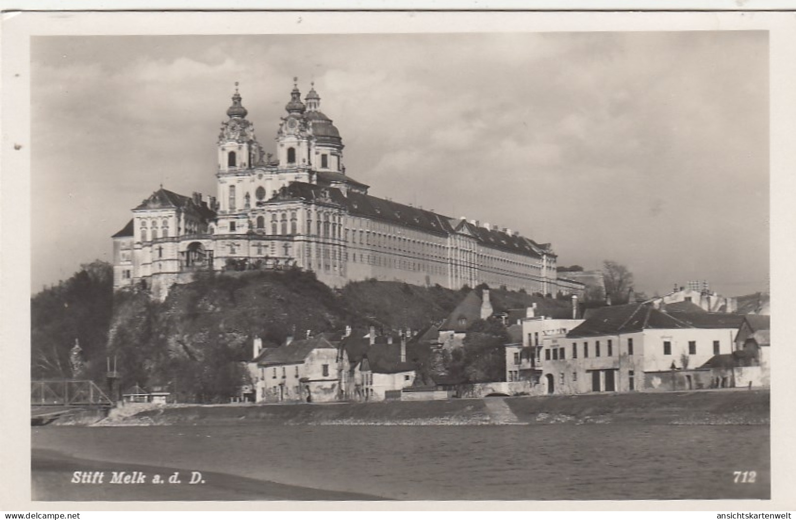 Stift Melk An Der Donau, Wachau, Benediktinerstift, Luftbild Ngl #G4872 - Andere & Zonder Classificatie