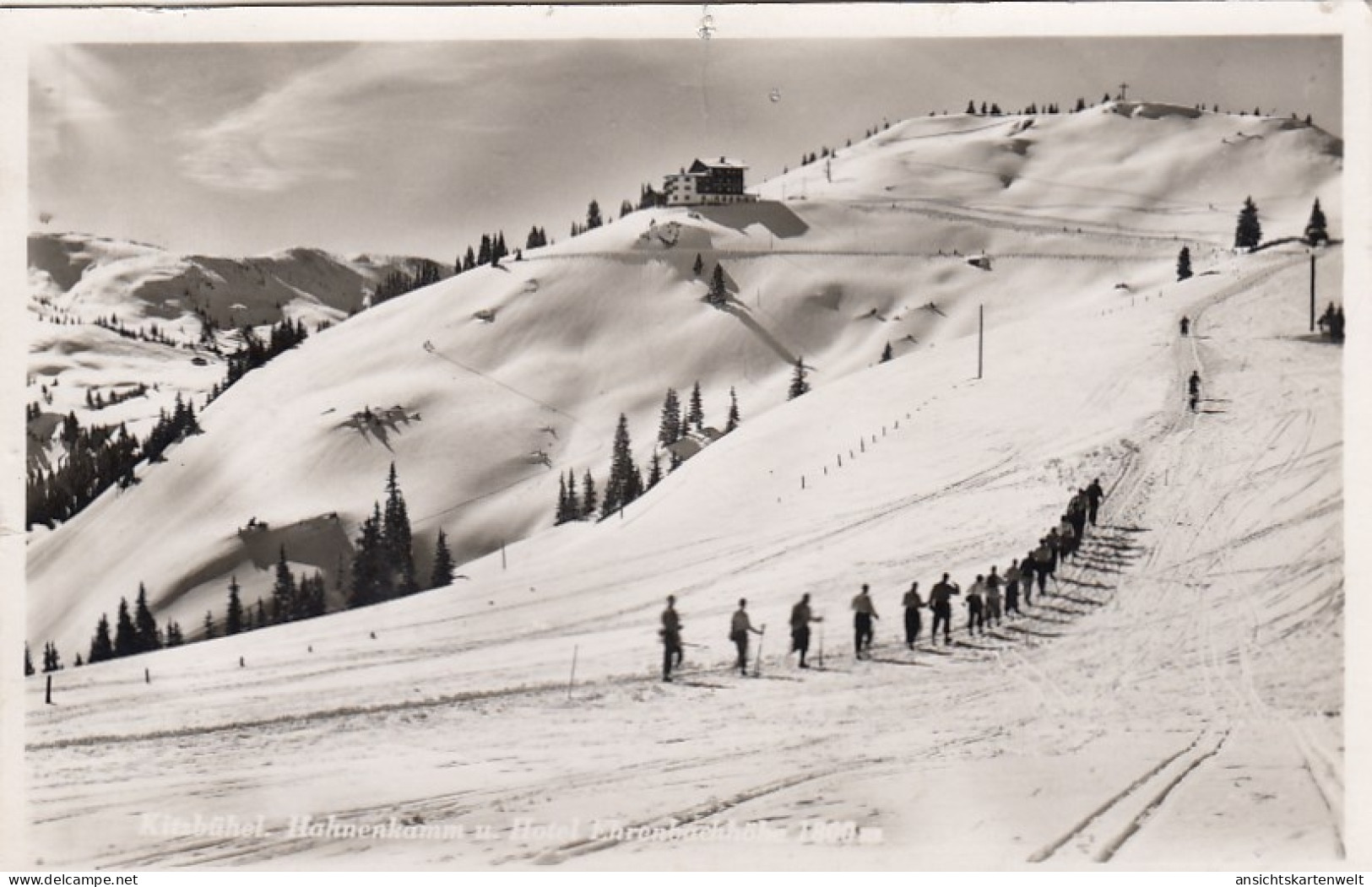 Kitzbühel In Tirol, Hahnenkamm U. Hotel Ehrenbachhöhe Glum 1960? #G4889 - Autres & Non Classés