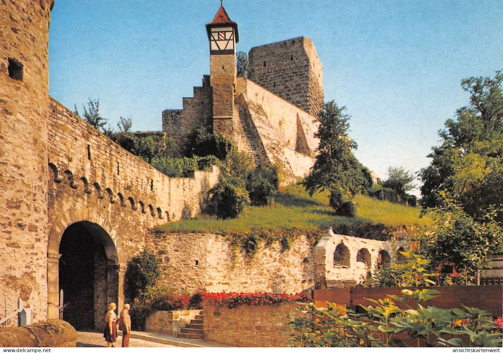 Bad Wimpfen Unteres Stadttor Türmchen Und Roter Turm Ngl #170.597 - Autres & Non Classés