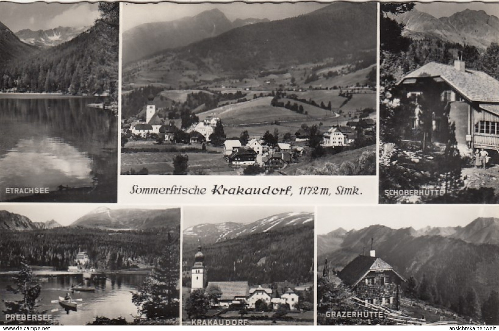 Sommerfrische Krakaudorf, Steiermark, Mehrbildkarte Gl1958 #G4883 - Autres & Non Classés