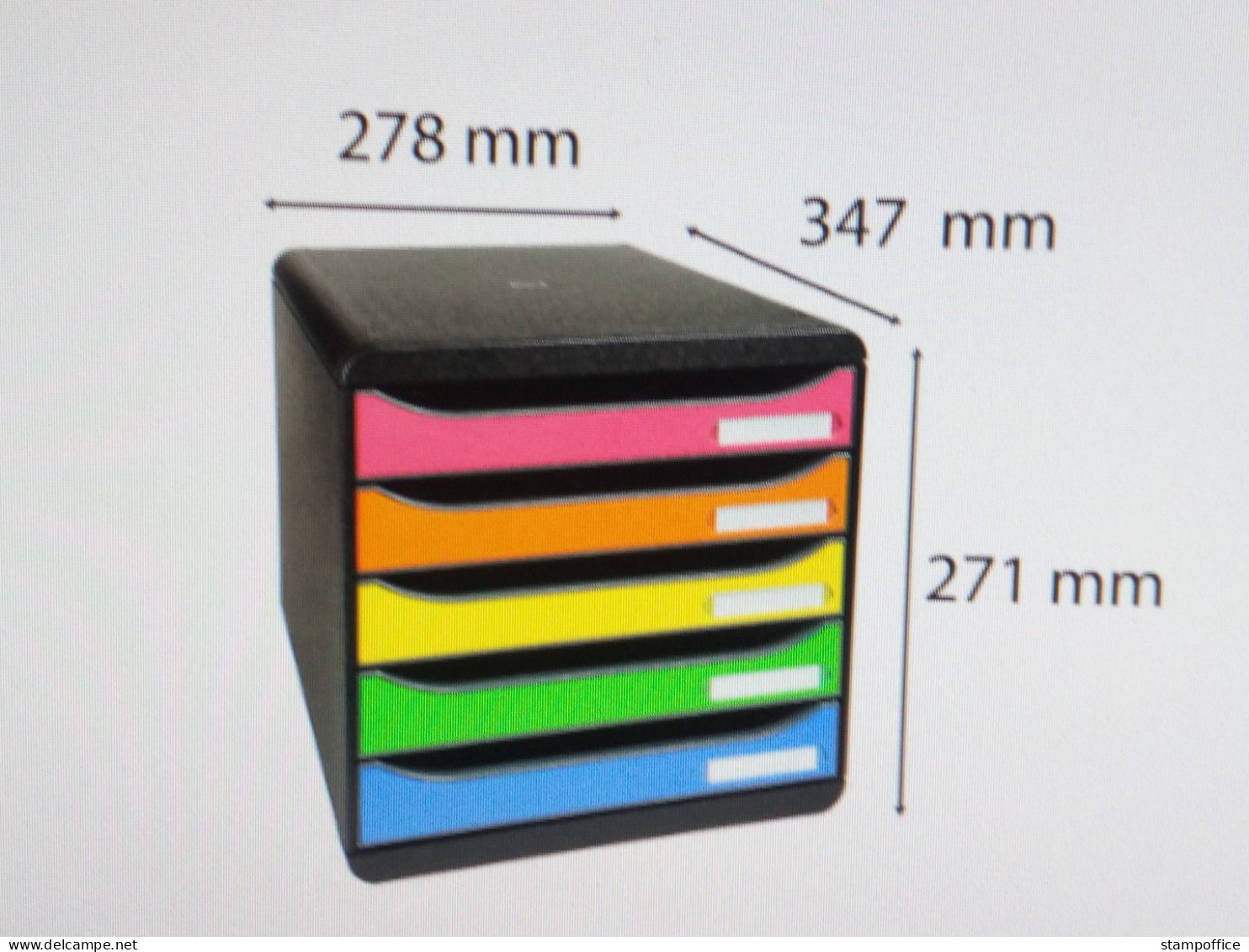 EXACOMPTA BIG BOX PLUS MIT 5 SCHUBLADEN HARLEKIN 309798D - Altri & Non Classificati