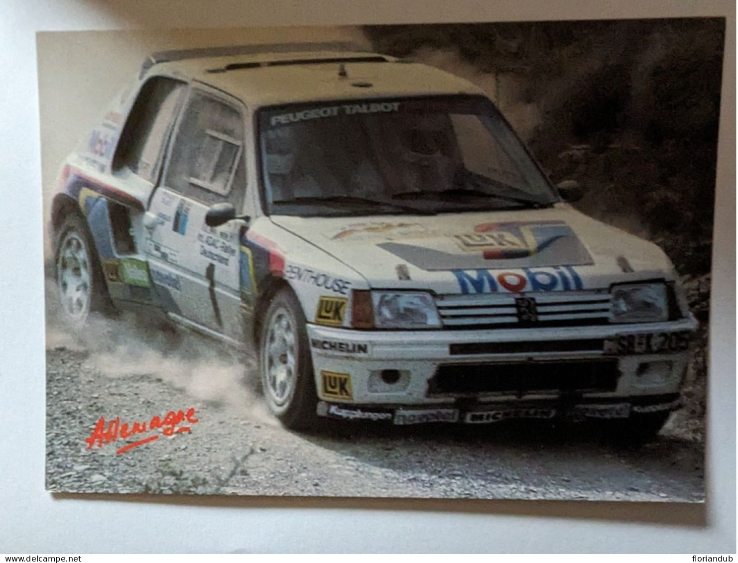 CP - Rallye Peugeot 205 Champion D'Allemagne - Rally's