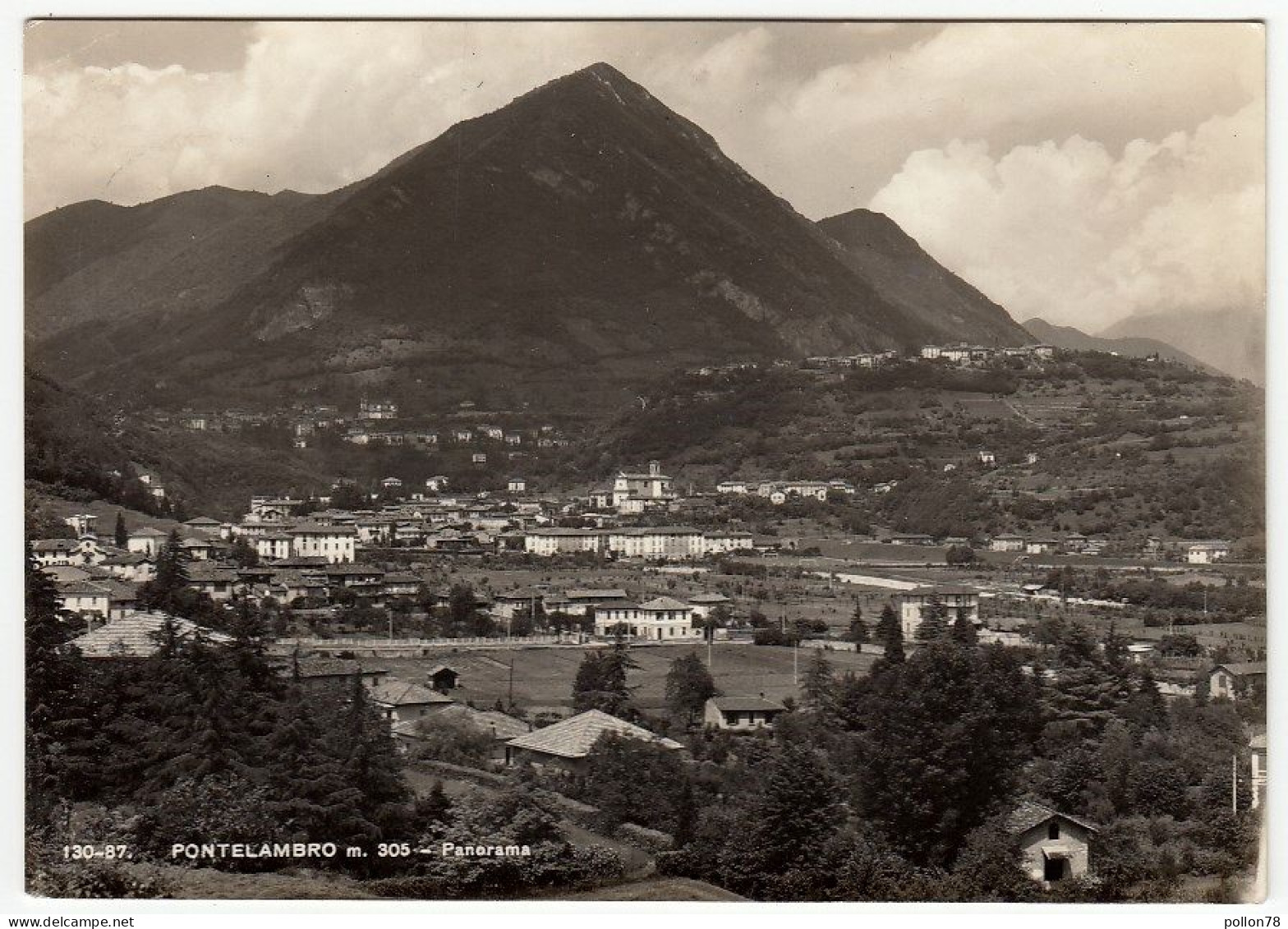 PONTE LAMBRO O PONTELAMBRO - PANORAMA - COMO - 1957 - Como