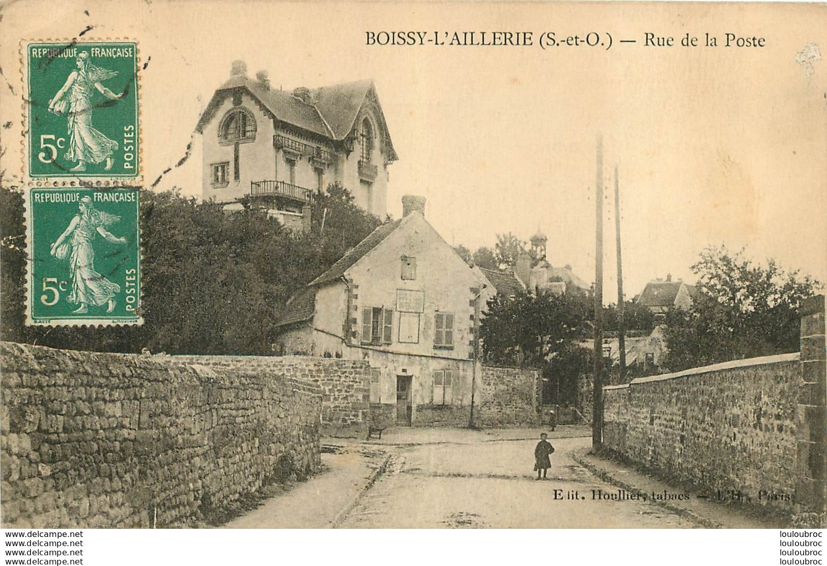 BOISSY L'AILLERIE RUE DE LA POSTE - Boissy-l'Aillerie