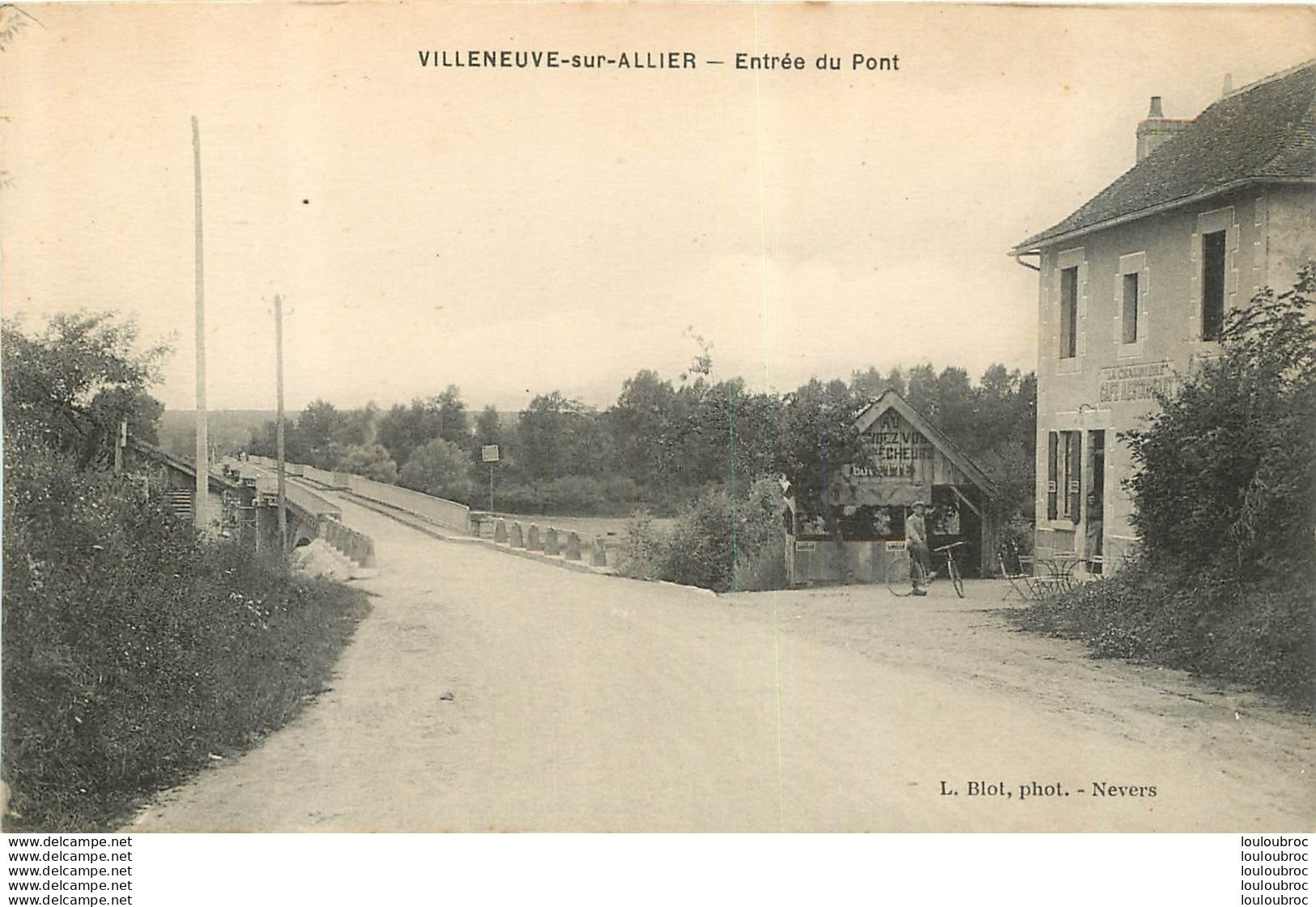 VILLENEUVE SUR ALLIER ENTREE DU PONT - Sonstige & Ohne Zuordnung