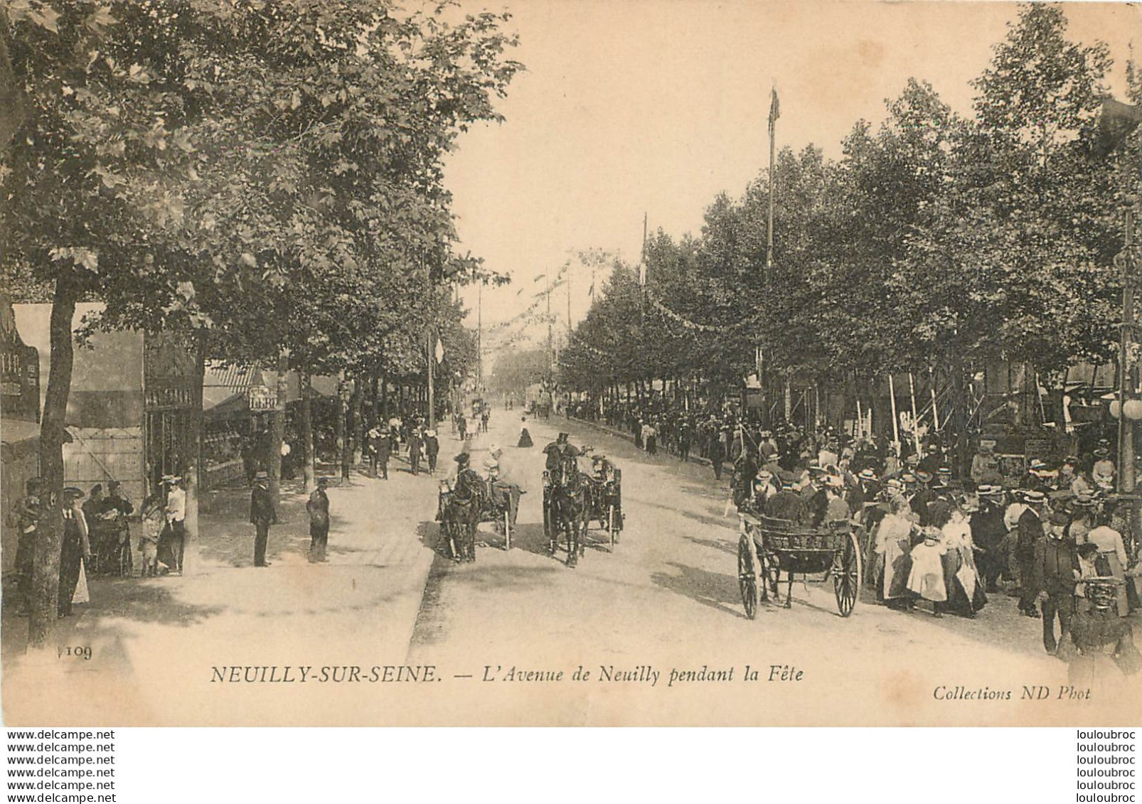 NEUILLY SUR SEINE PENDANT LA FETE AVENUE DE NEUILLY - Neuilly Sur Seine