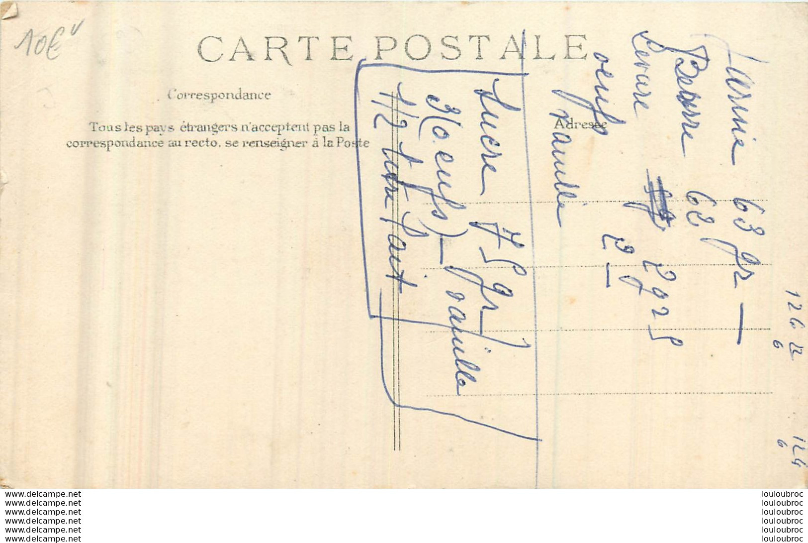 PARIS  CRUE 1910 EFFONDREMENT COUR DU HAVRE ET PUBLICITE CHOCOLAT VINAY - Überschwemmung 1910