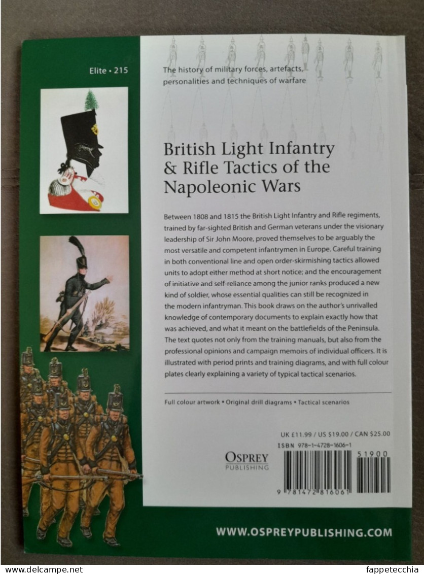 British Light Infantry & Rifle Tactics Of The Napoleonic Wars - OSPREY PUBLISHING - British Army