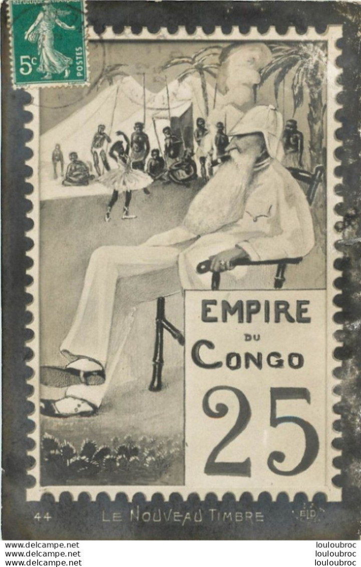 CONGO POLITIQUE SATIRIQUE  ROI LEOPOLD II - Kinshasa - Léopoldville