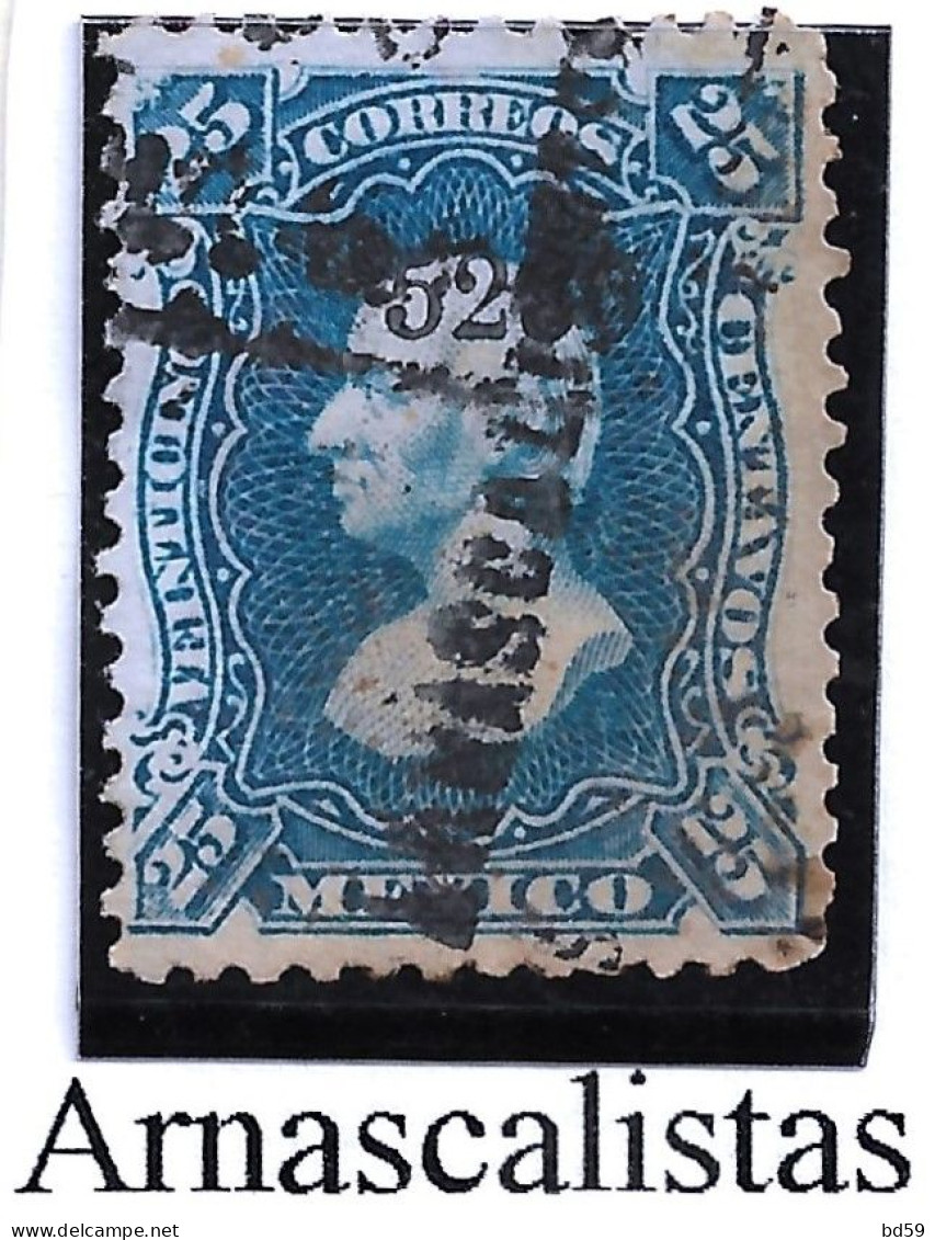 MEXIQUE MEXICO N° Y&T 58, Scott 109, Surcharge De ARNASCALISTAS 5280 Overprint - Mexiko