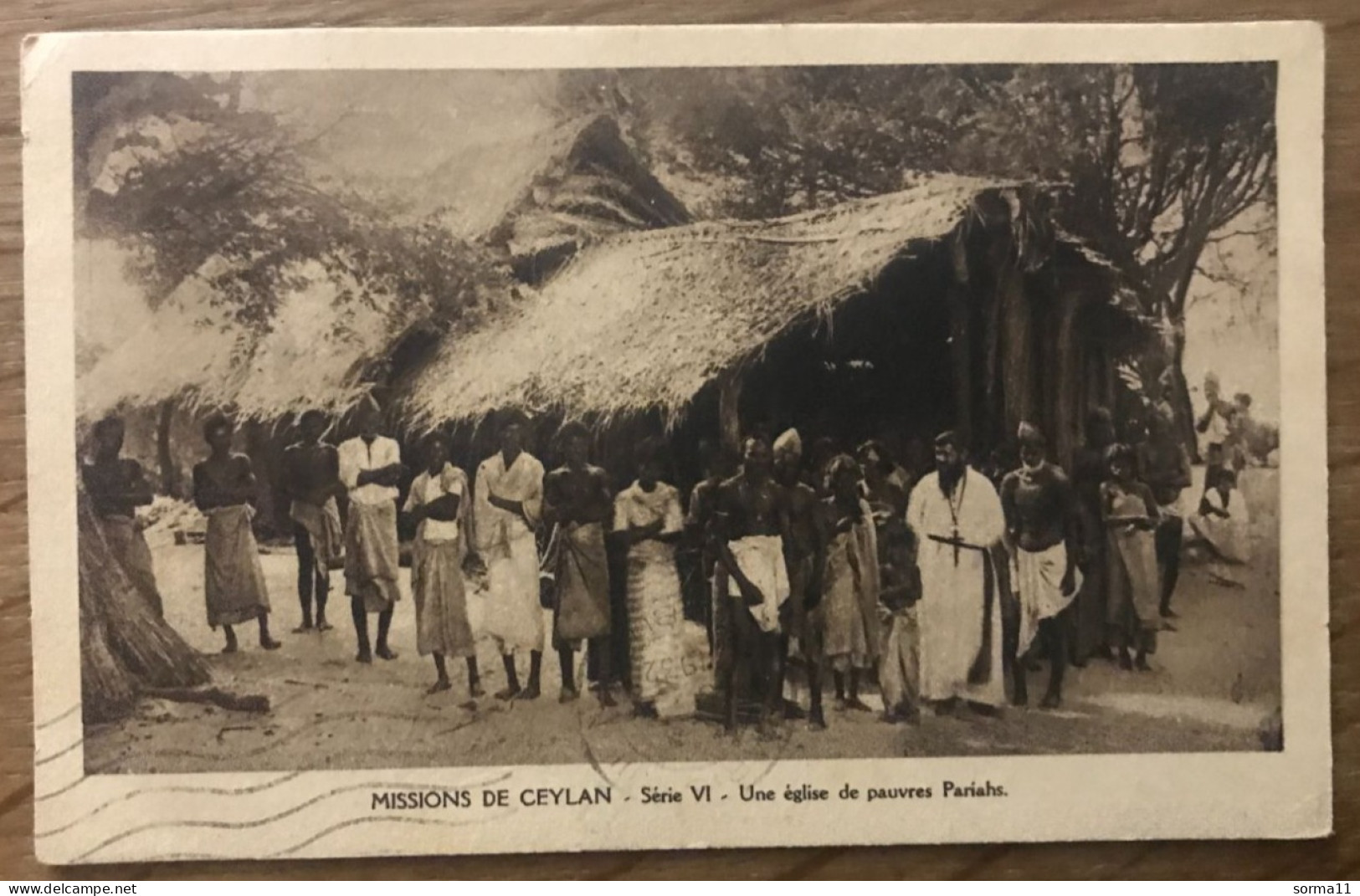 RELIGION Missions De CEYLAN Série VI Une église De Pauvres Pariahs (Missionnaires Oblats De Marie Immaculée) - Autres & Non Classés